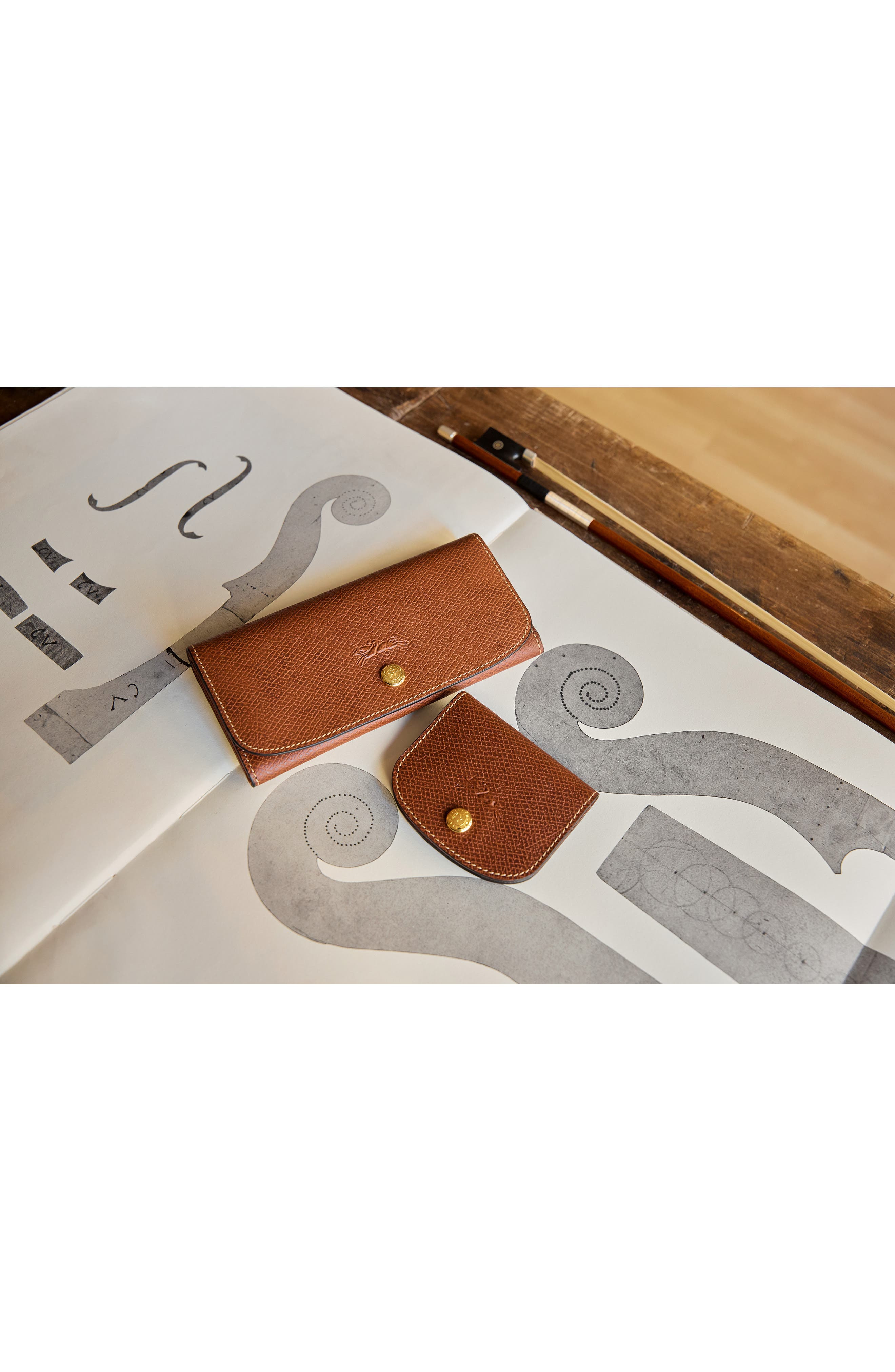 Longchamp Épure Continental Leather Wallet in Brown at Nordstrom - 4