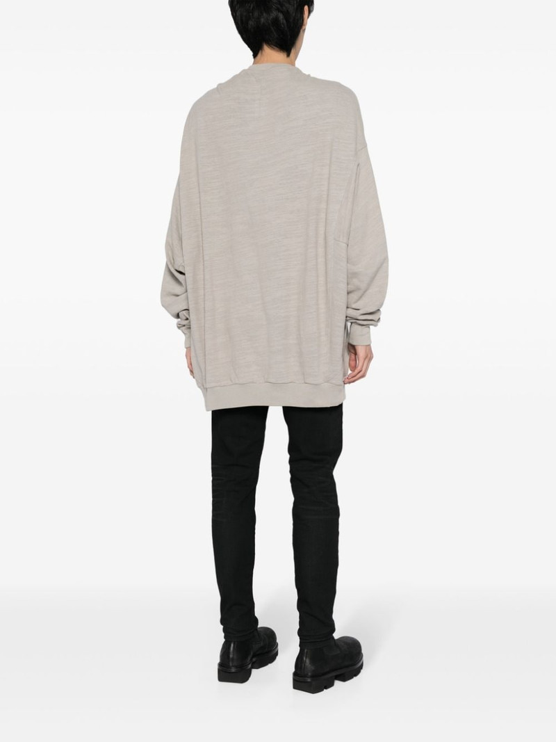 slub panelled sweatshirt 4