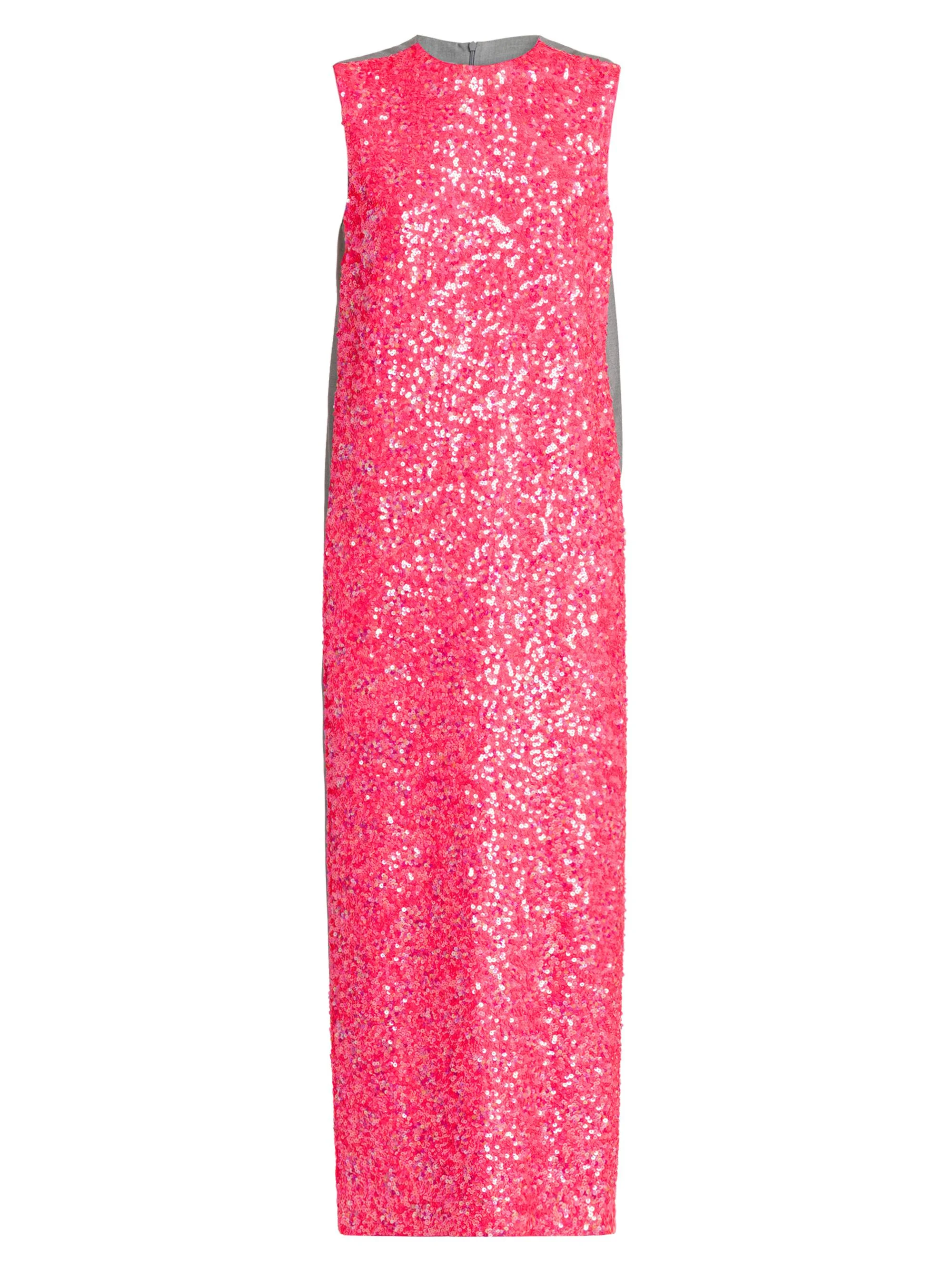 Women's Sequined Mix Media Maxi Dress - Multi Fucsia - 1