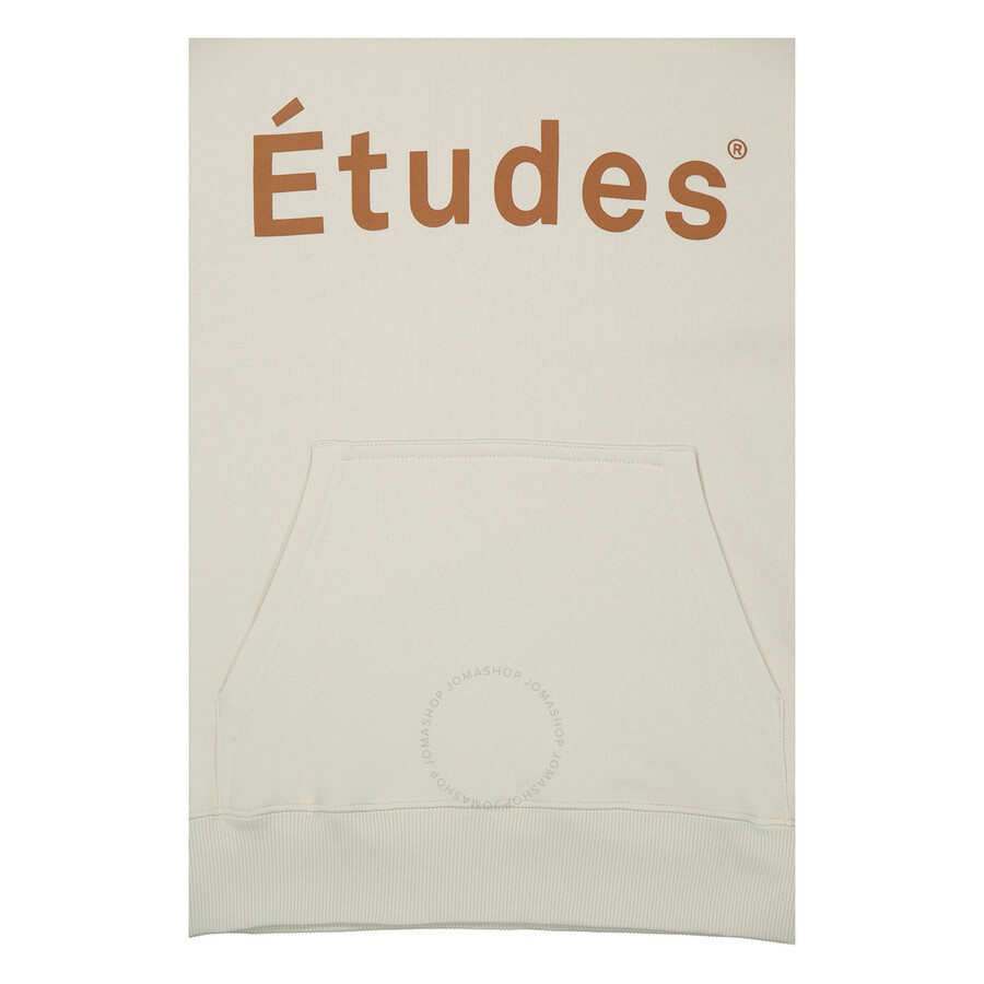 Etudes Men's Chalk Logo-Print Organic-Cotton Hoodie - 7
