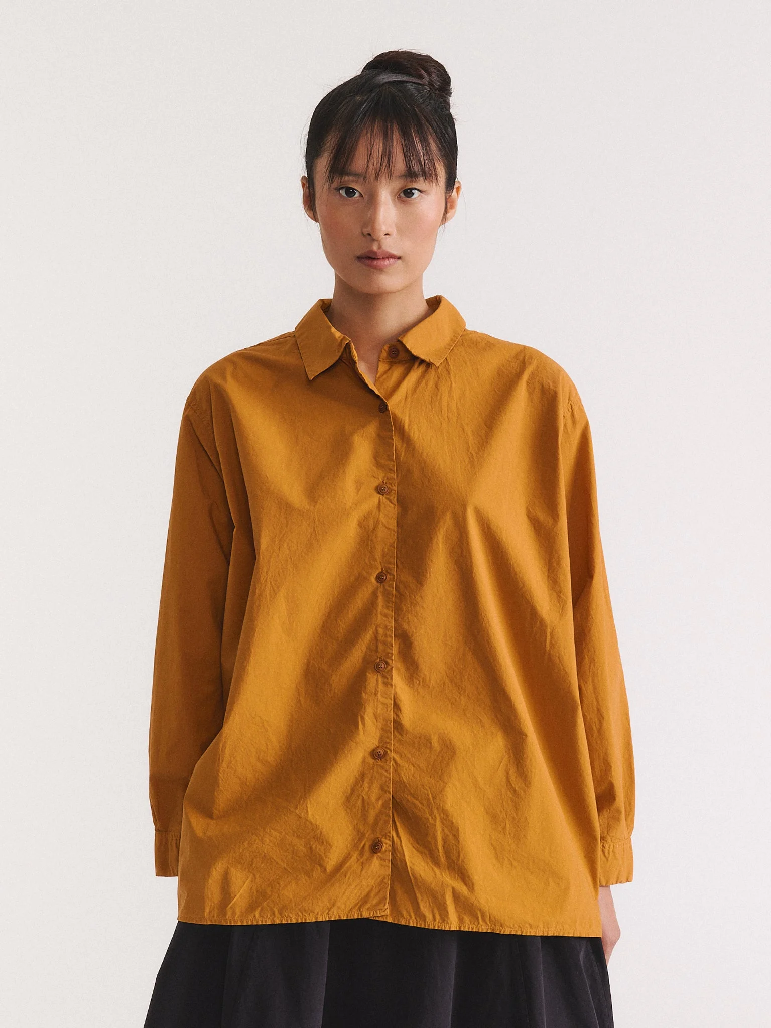 NAOMI SHIRT - L COT - GOLD - 1