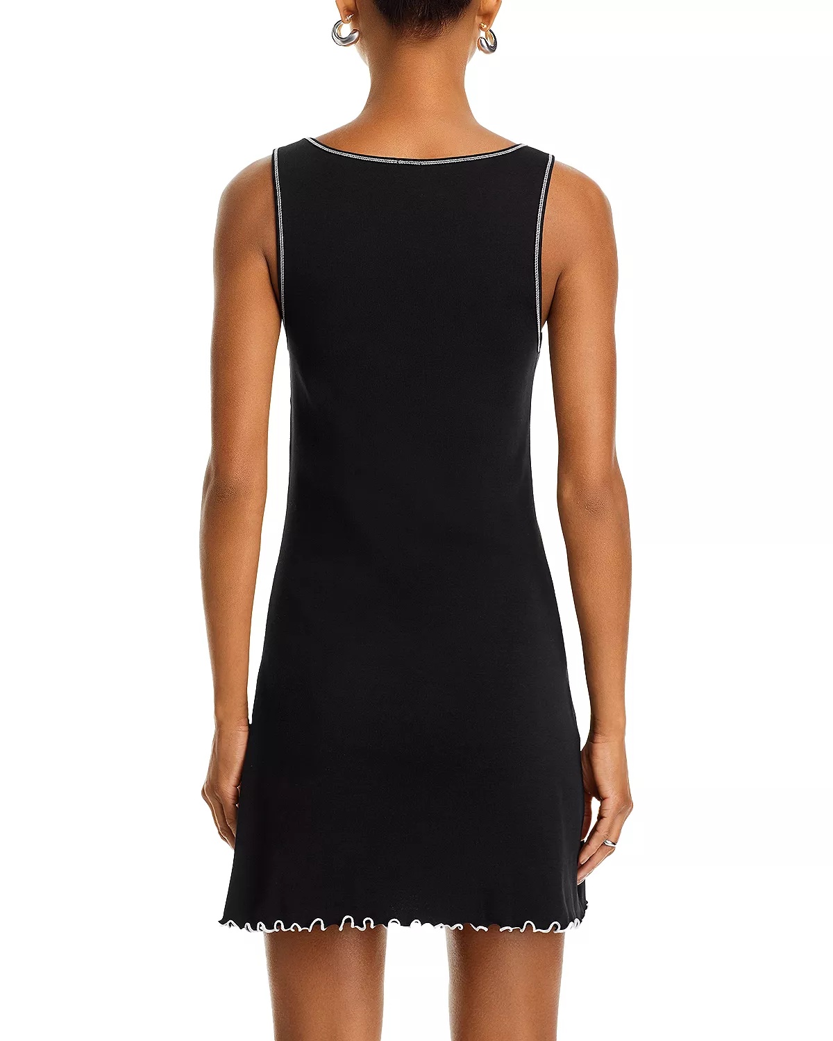 Sporty Cotton Sleeveless Mini Dress - 4