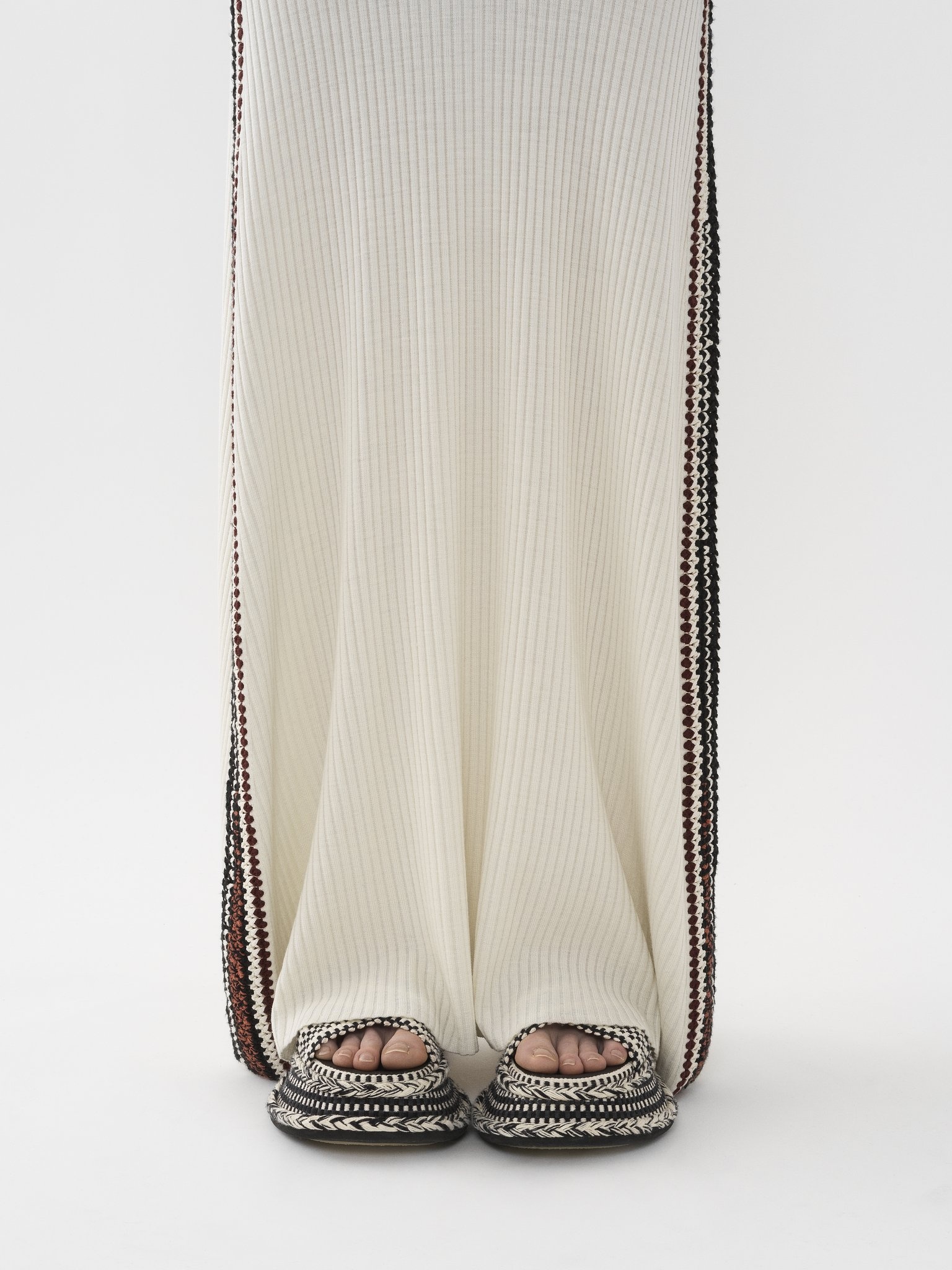 RIBBED MAXI SKIRT - 5