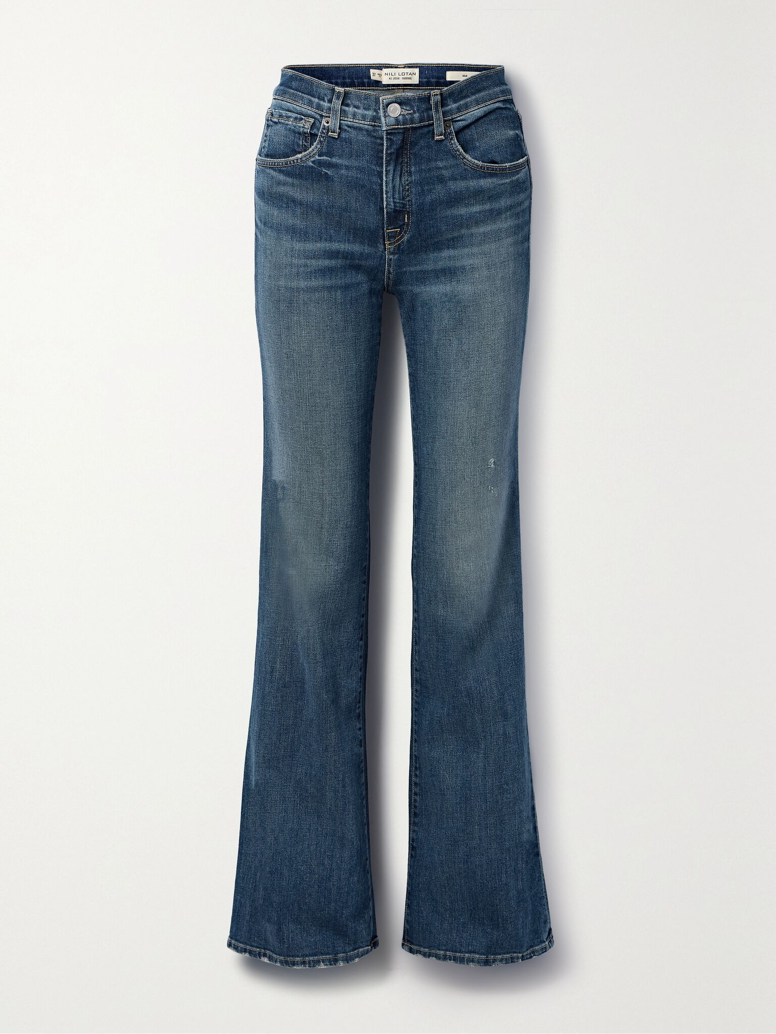 Celia high-rise straight-leg jeans Blue - 1