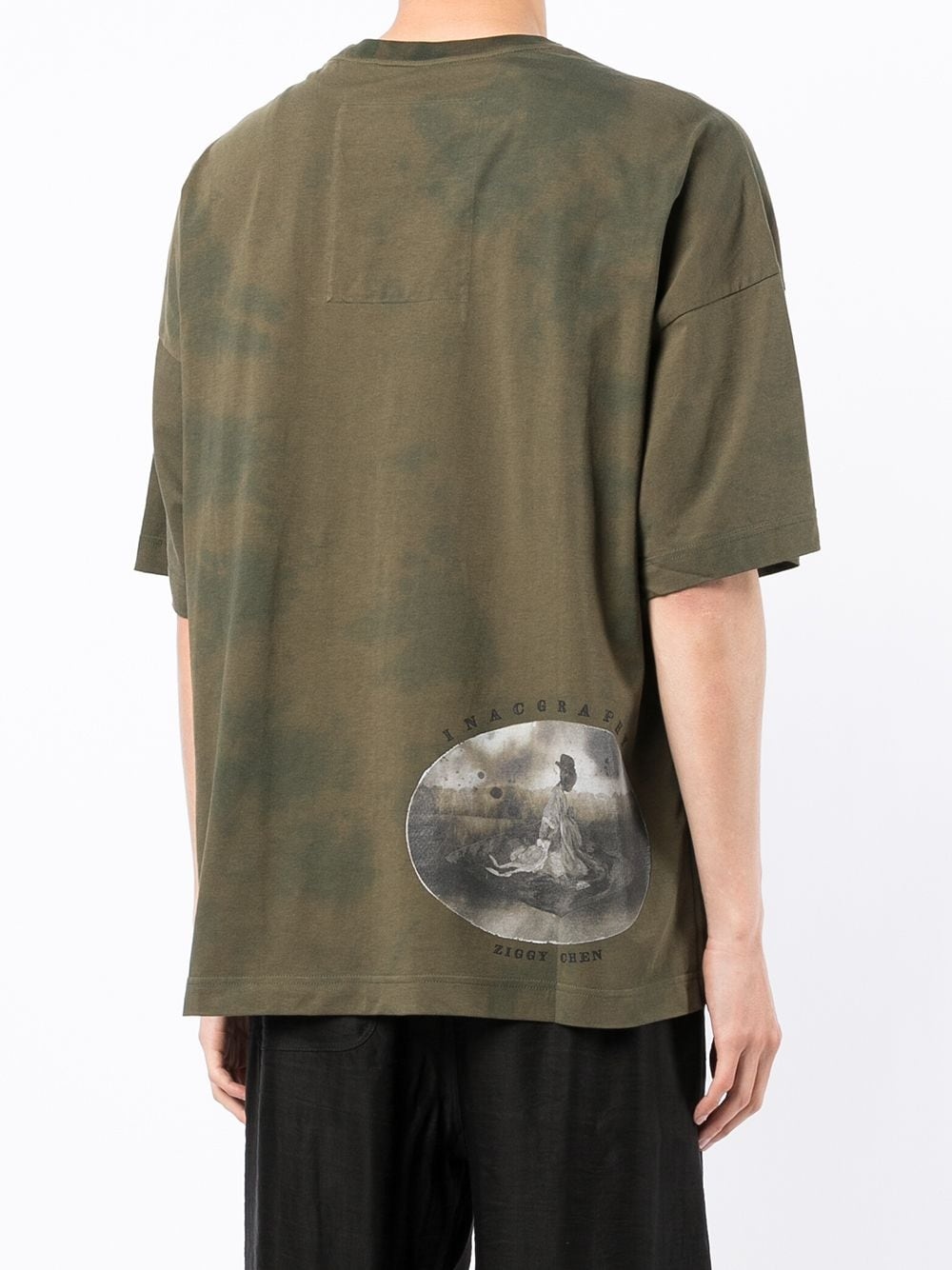 Oversized Double graphic-print T-shirt - 4