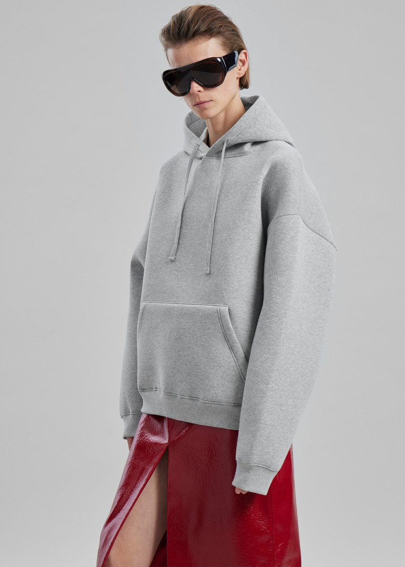 Easton Oversized Hoodie - Light Grey 1