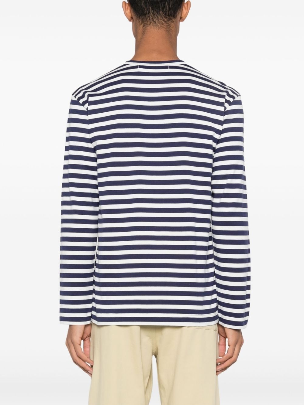 striped T-shirt - 4