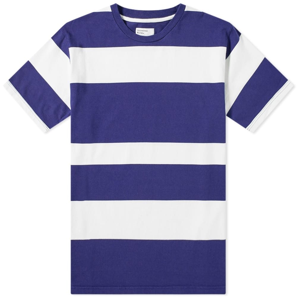 Universal Works Wide Stripe Tee - 1