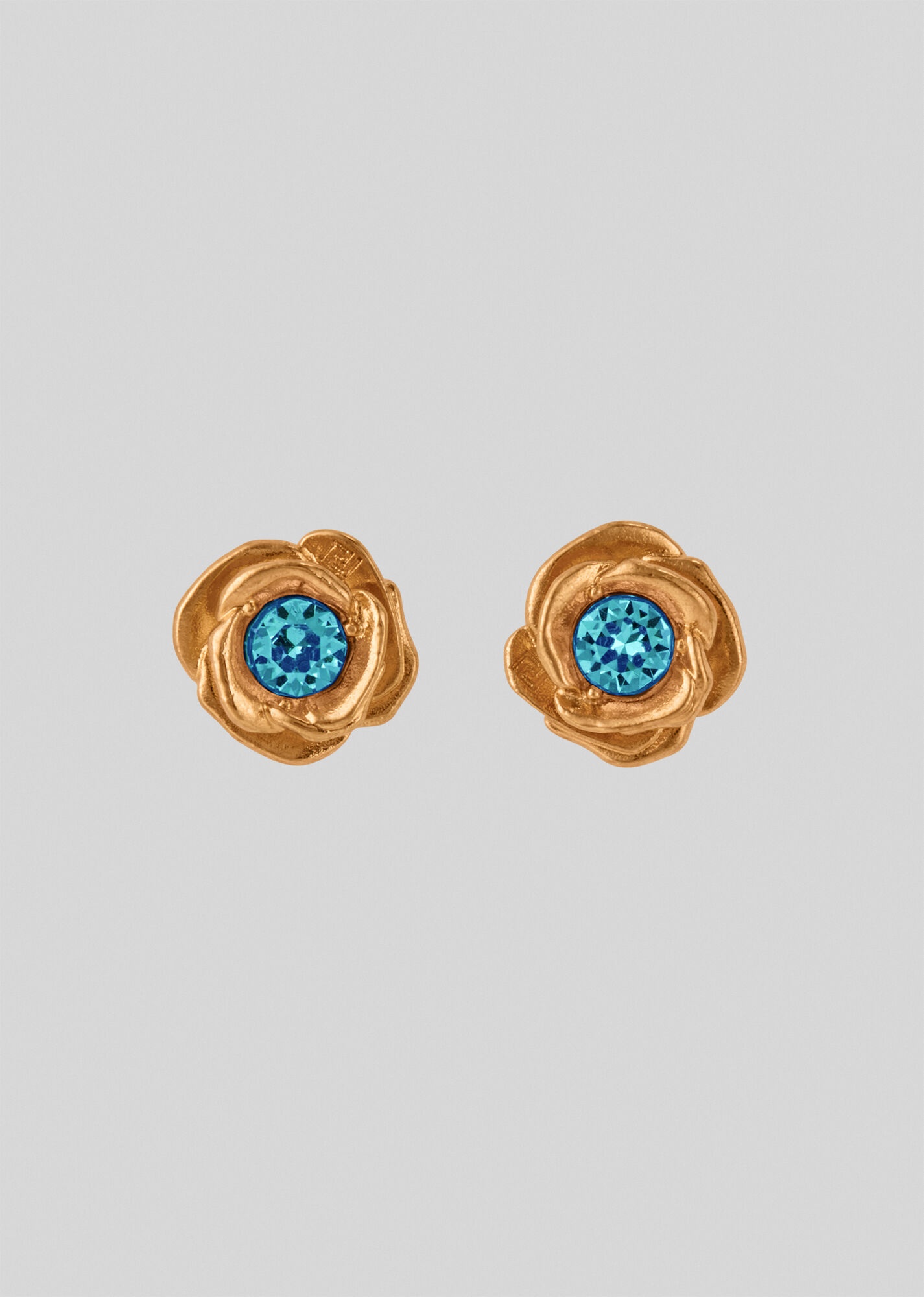 Rose Stud Earrings - 1