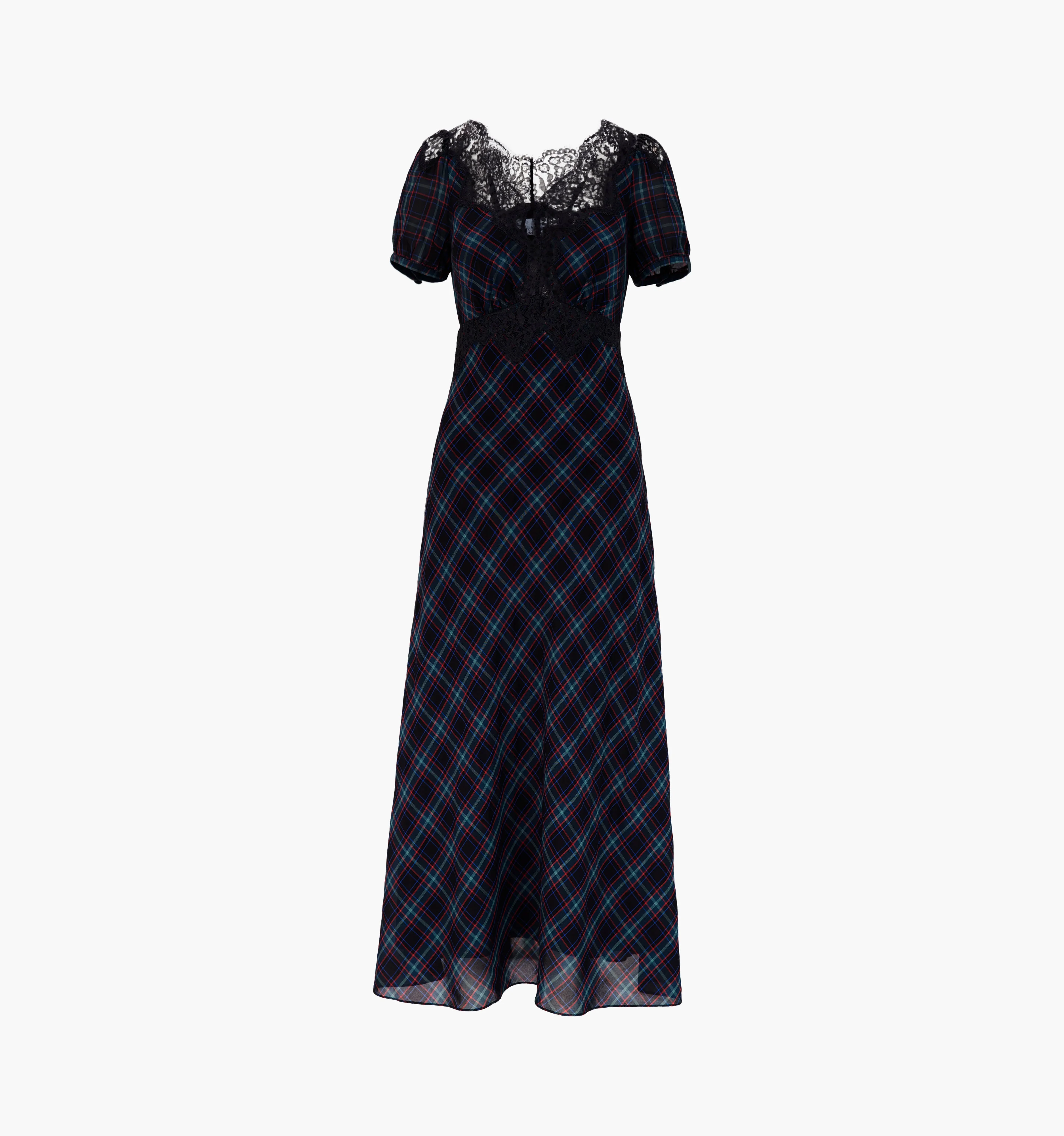 The Oakley Dress - Jewel Tartan - 1