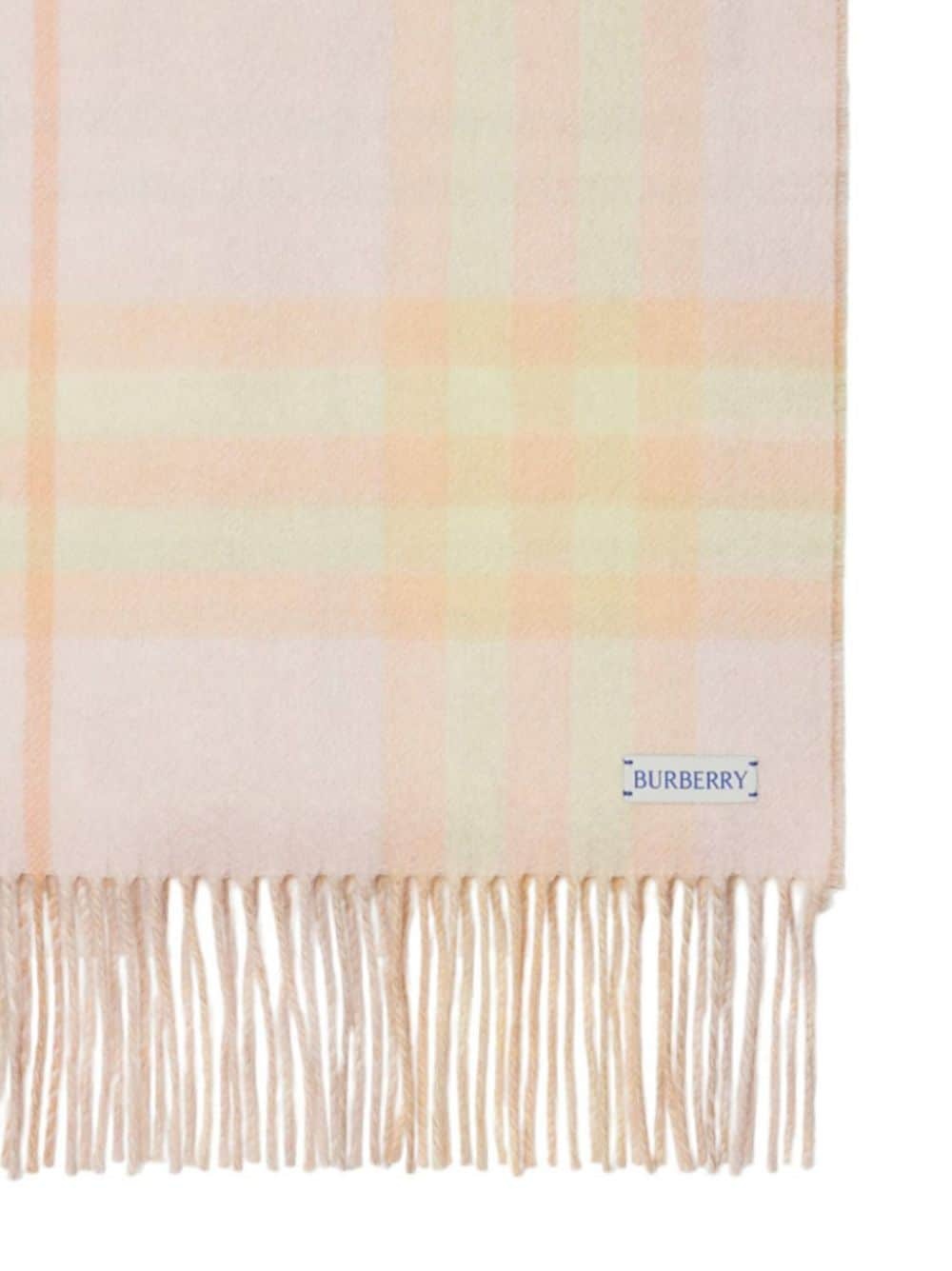 reversible checked cashmere scarf - 3