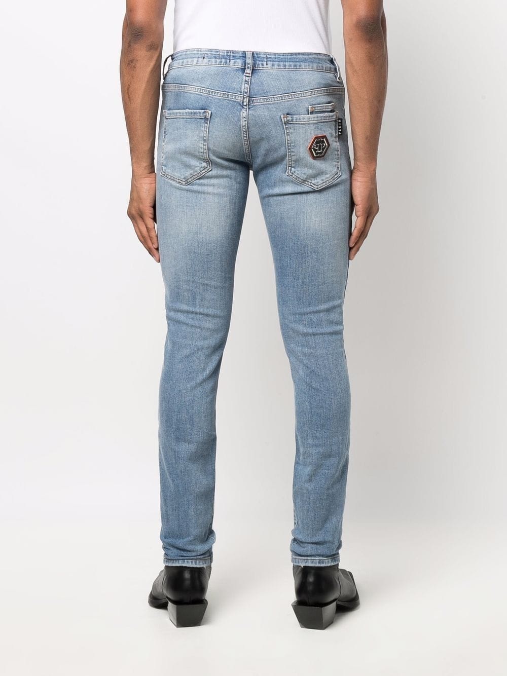 low-rise skinny jeans - 4