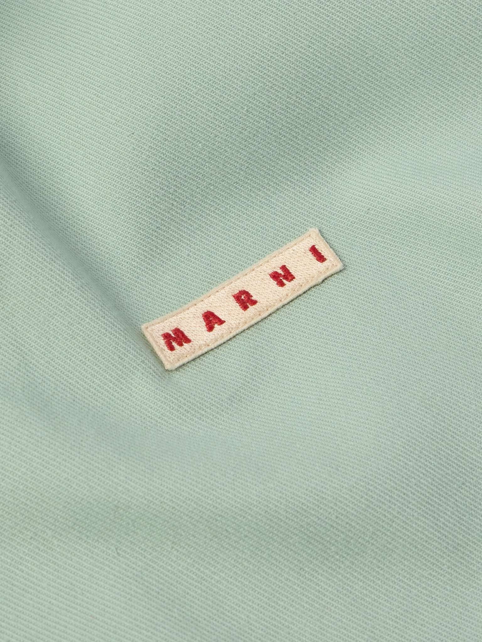 Logo-Appliquéd Cotton-Blend Gabardine Coach Jacket - 3