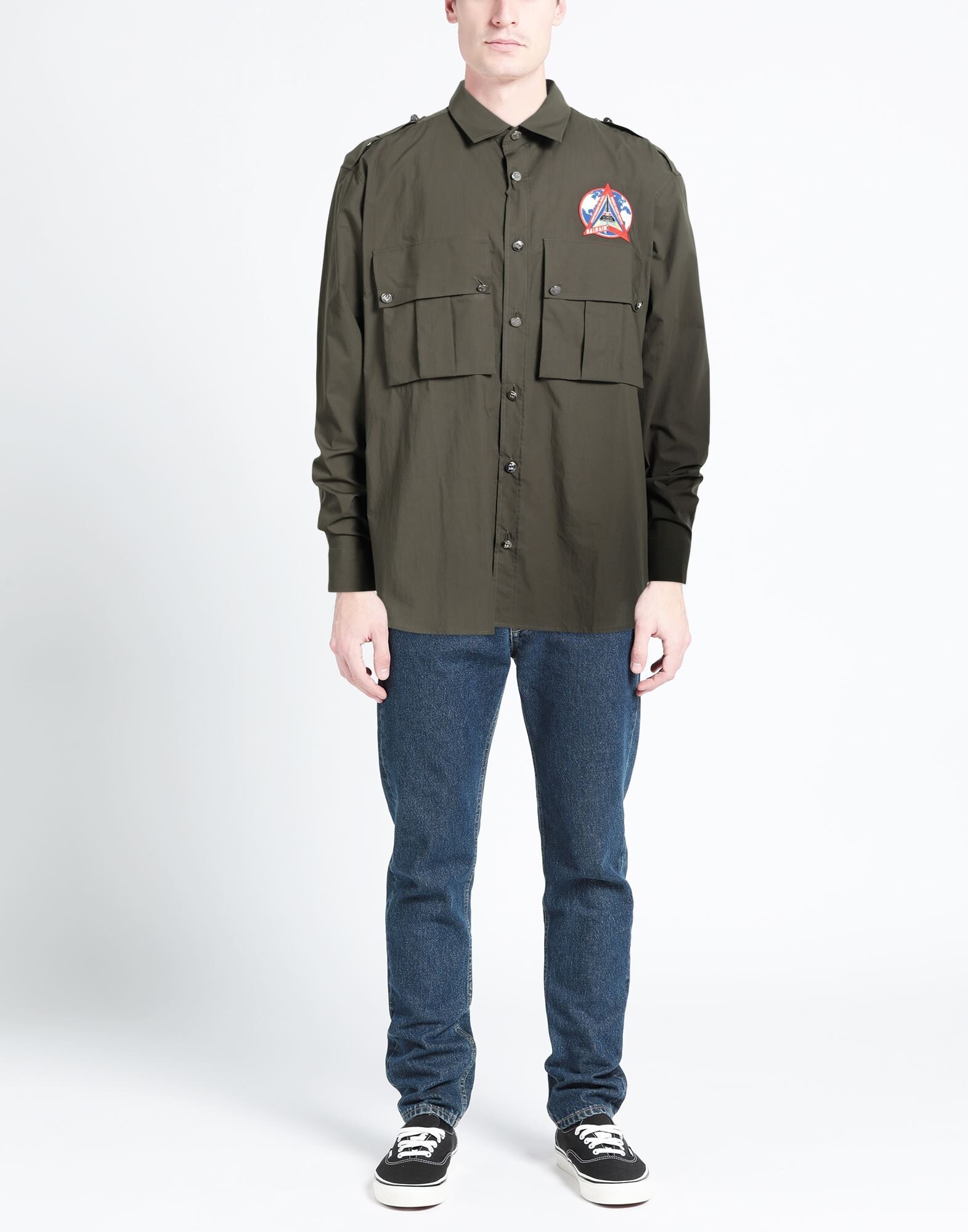 Balmain Military green Men's yoox REVERSIBLE