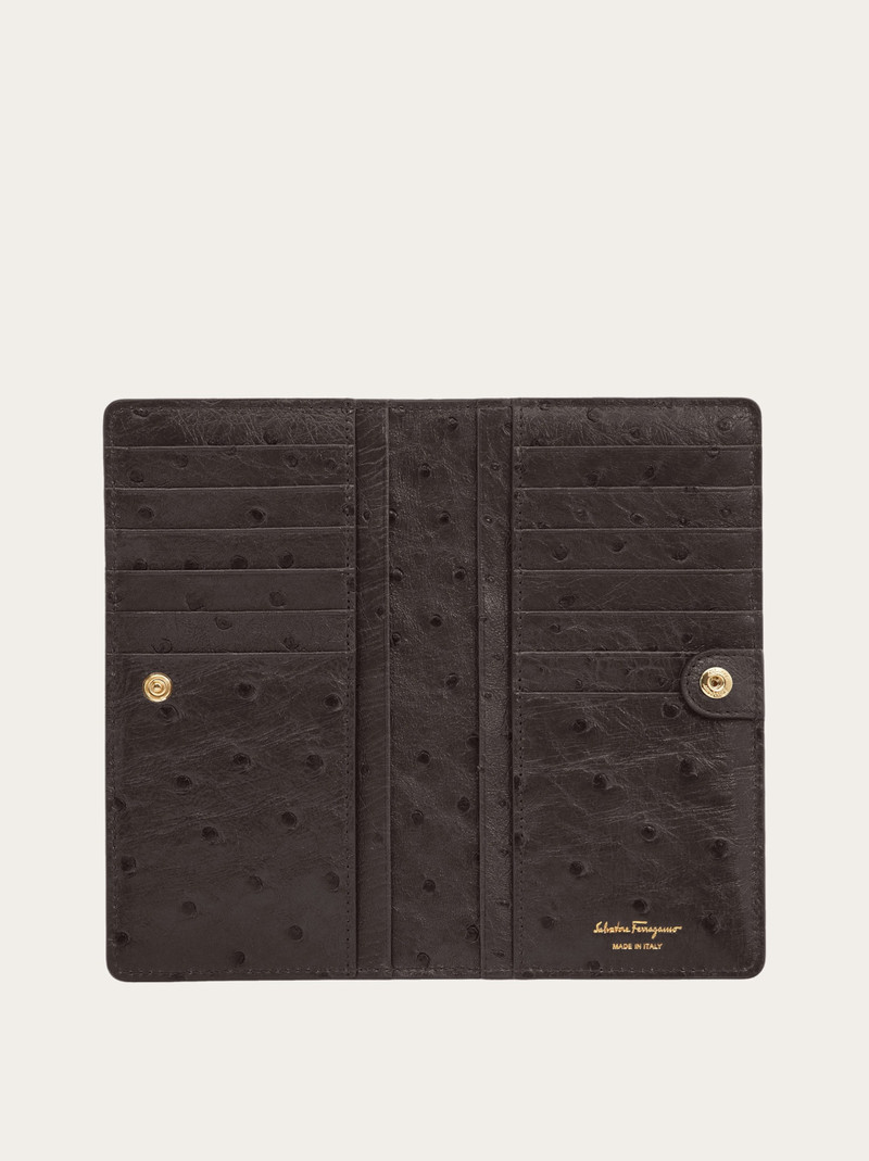 FERRAGAMO Gancini continental wallet outlook