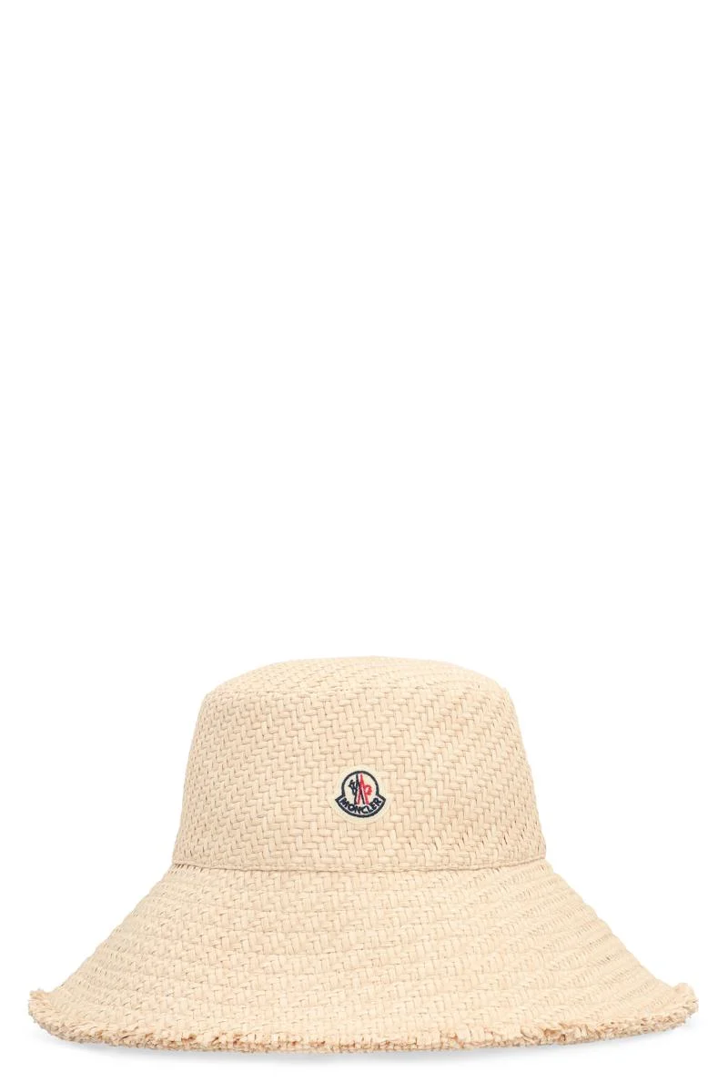 Moncler Raffia Wide Brim Hat - 1