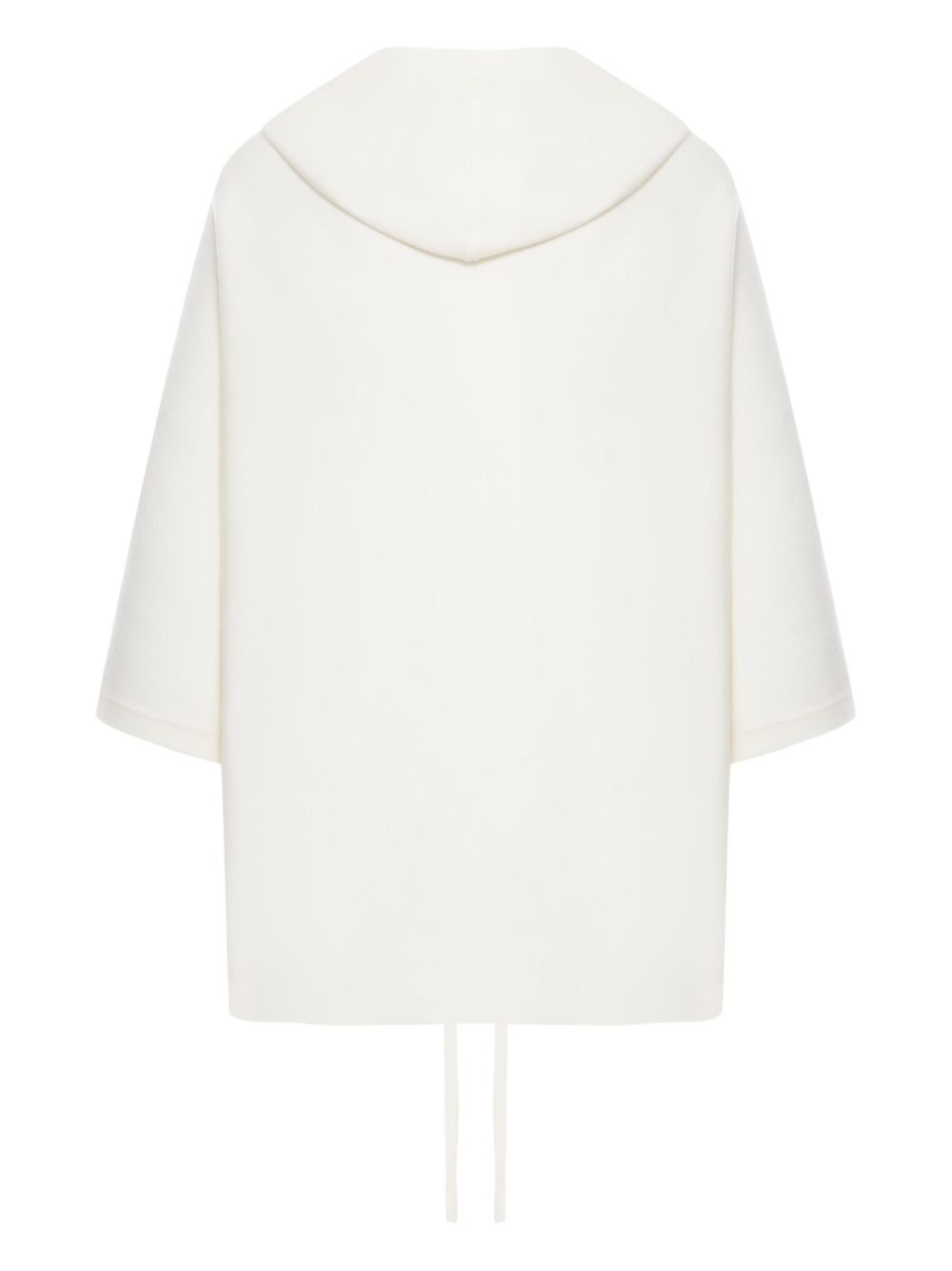 hooded wool cardigan - 2