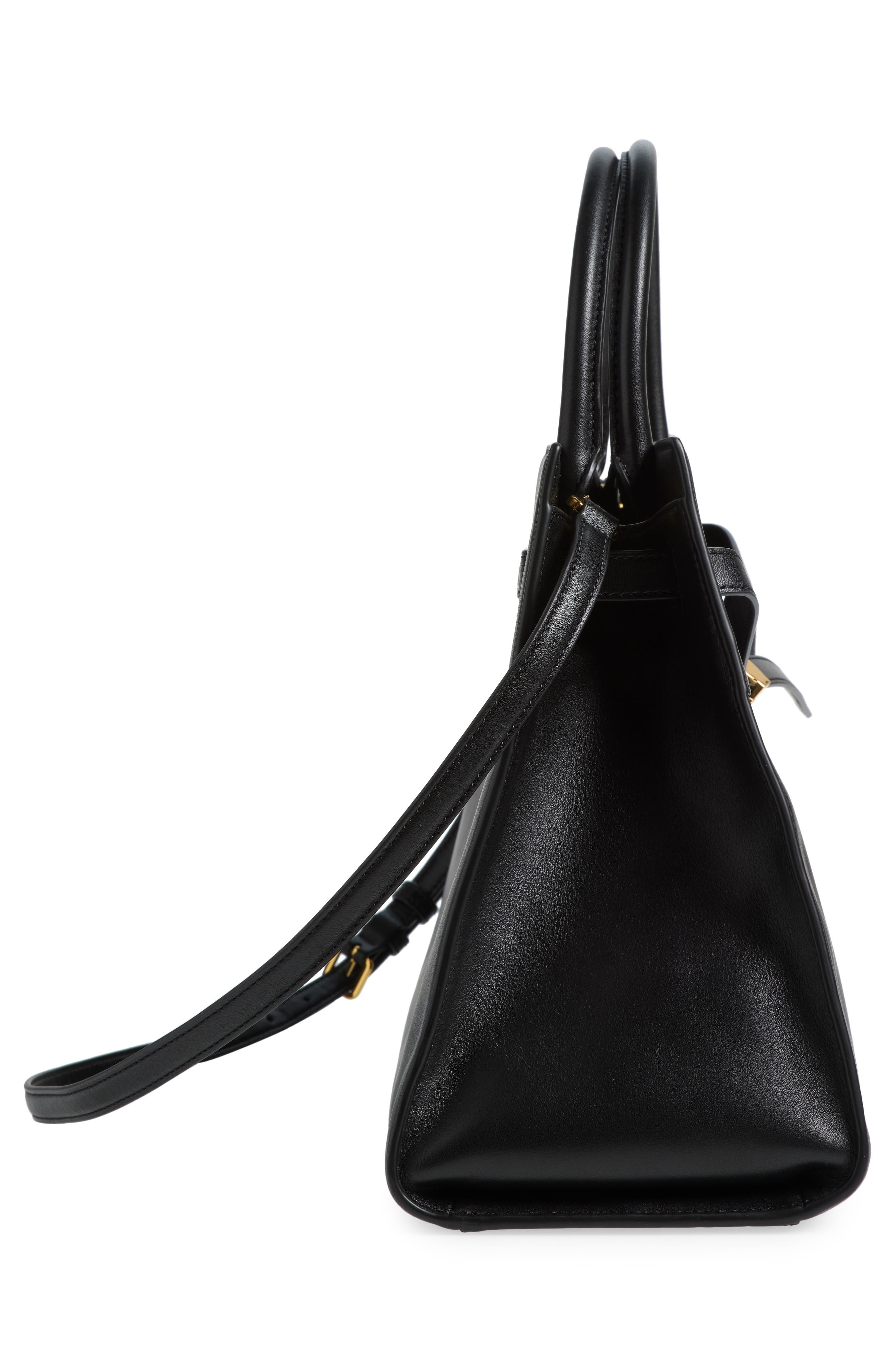 Veronica Beard Large Dash Leather Tote in Black at Nordstrom - 6
