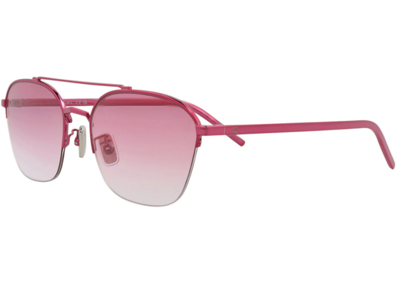 Givenchy Givenchy Aviator-Frame Metal Sunglasses Pink Pink Violet (GV40004U-57-72Z) outlook
