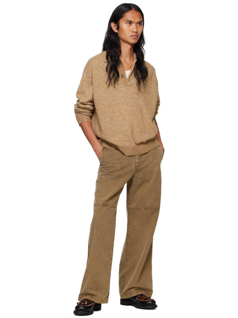HOPE Tan Workwear Trousers outlook