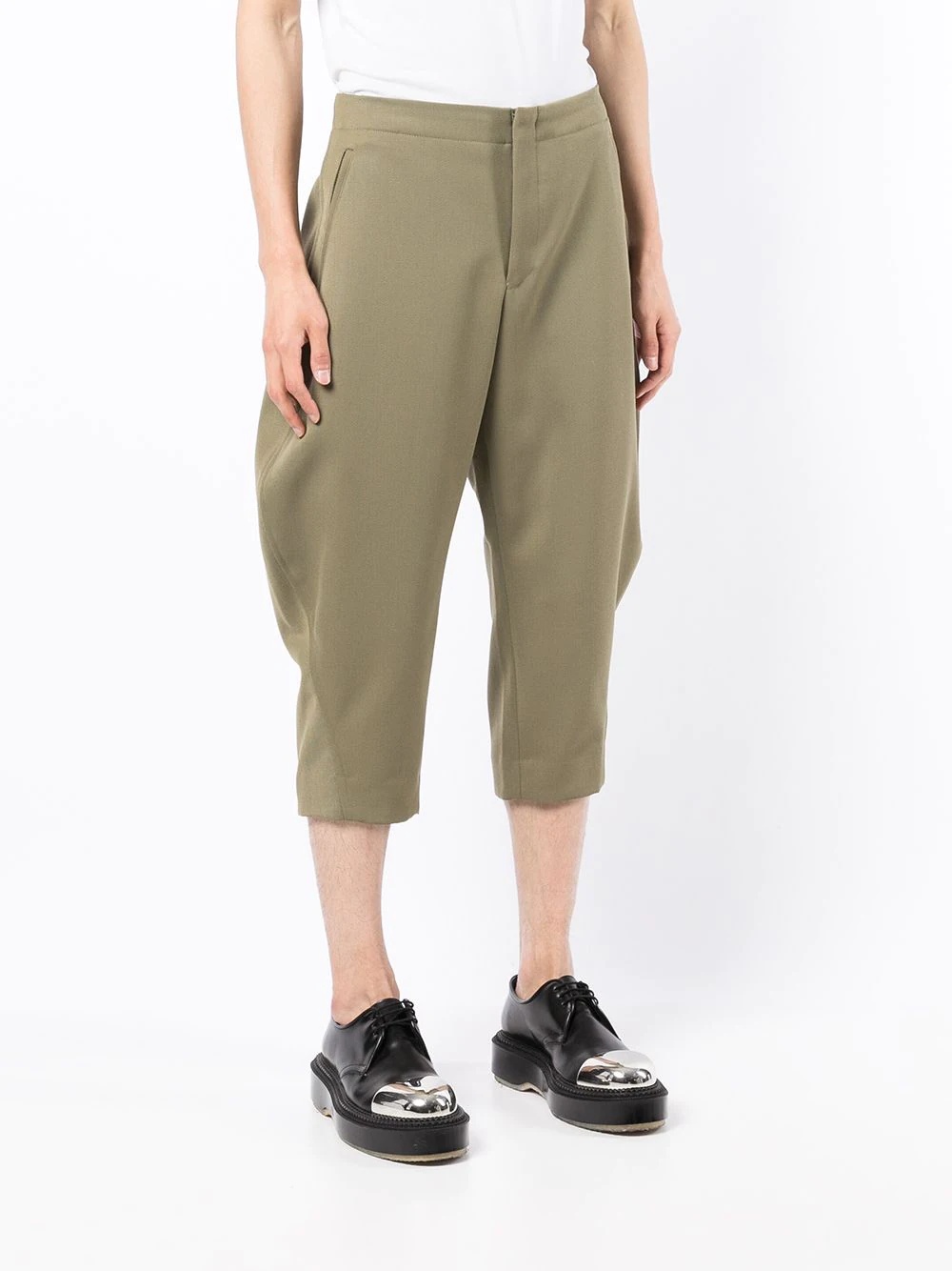 cropped harem trousers - 3