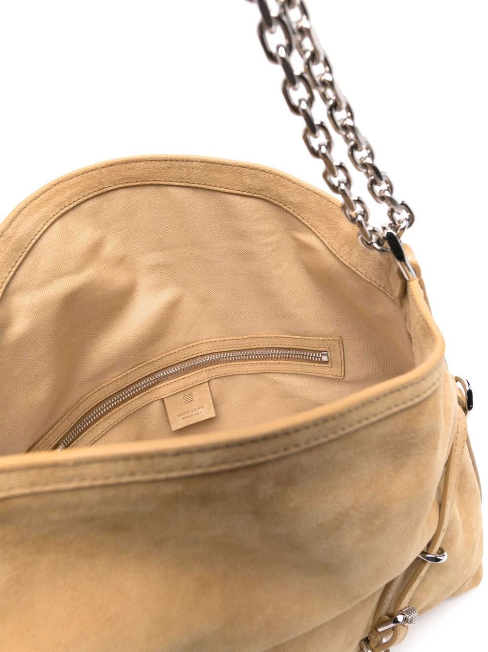 medium Voyou suede shoulder bag - 5