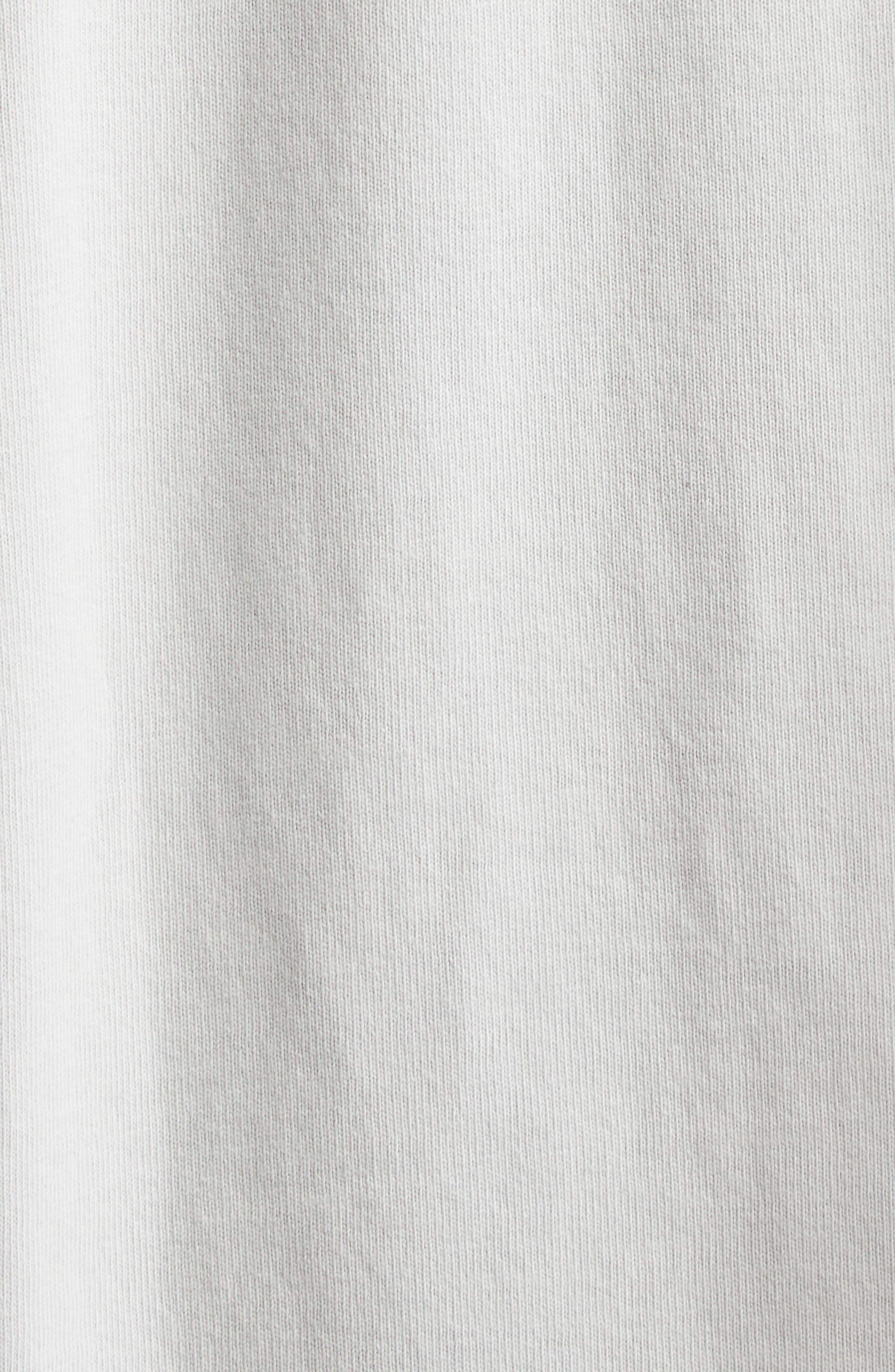 Acne Studios Edra Double U Layered Cotton Shirt in Light Grey Aab at Nordstrom - 6