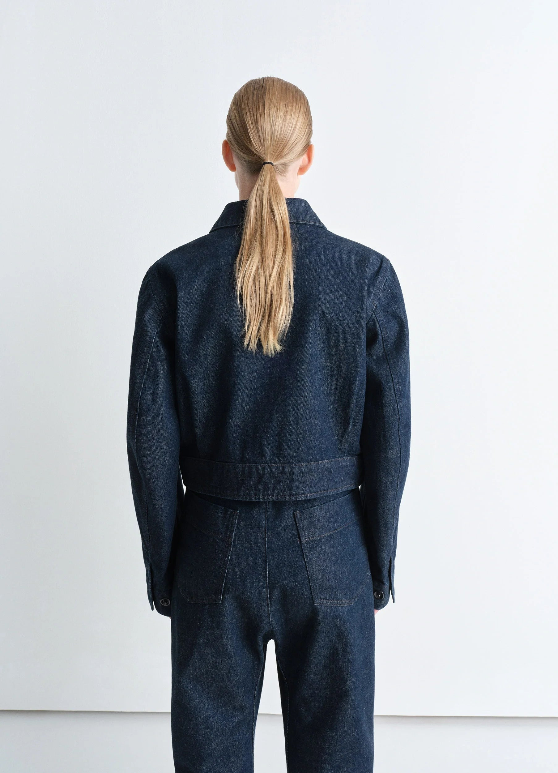 TWO POCKET CROPPED JACKET - 4