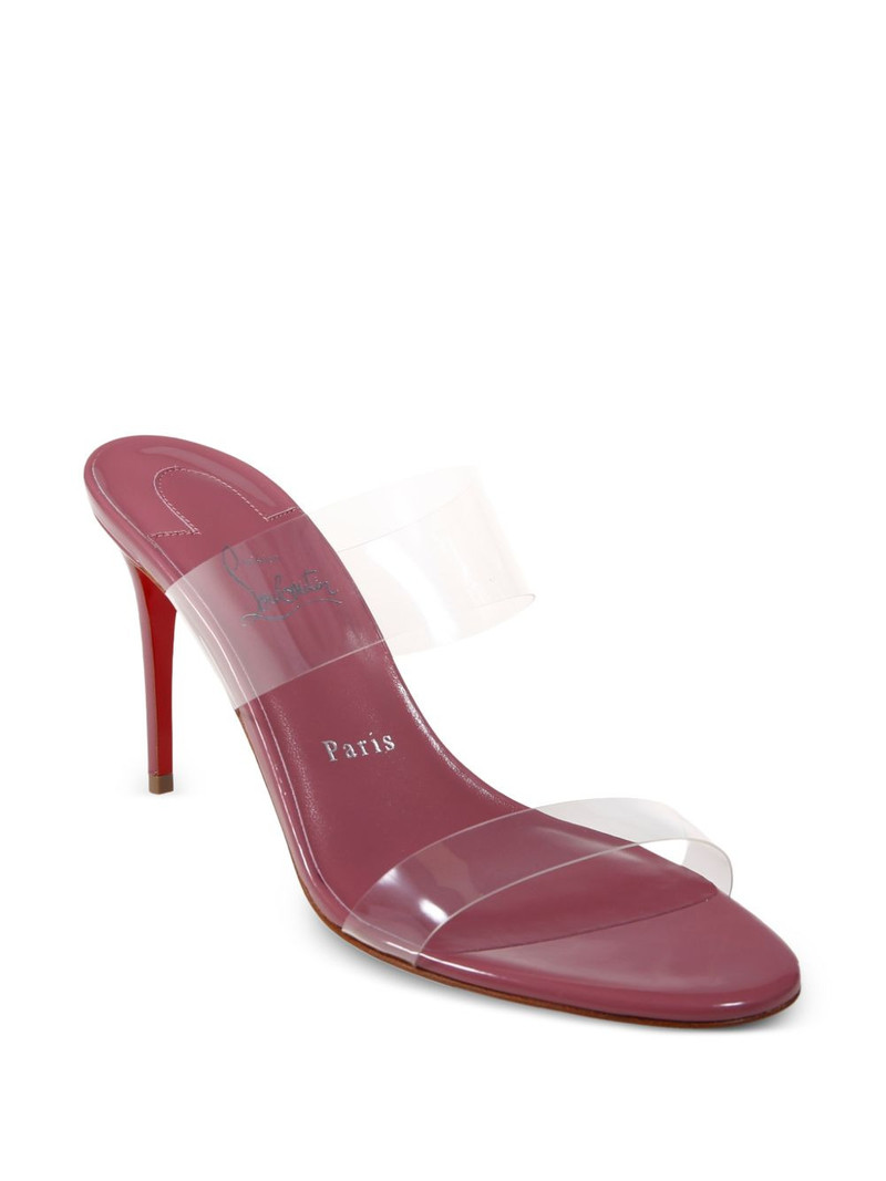 Christian Louboutin strap heeled mules outlook