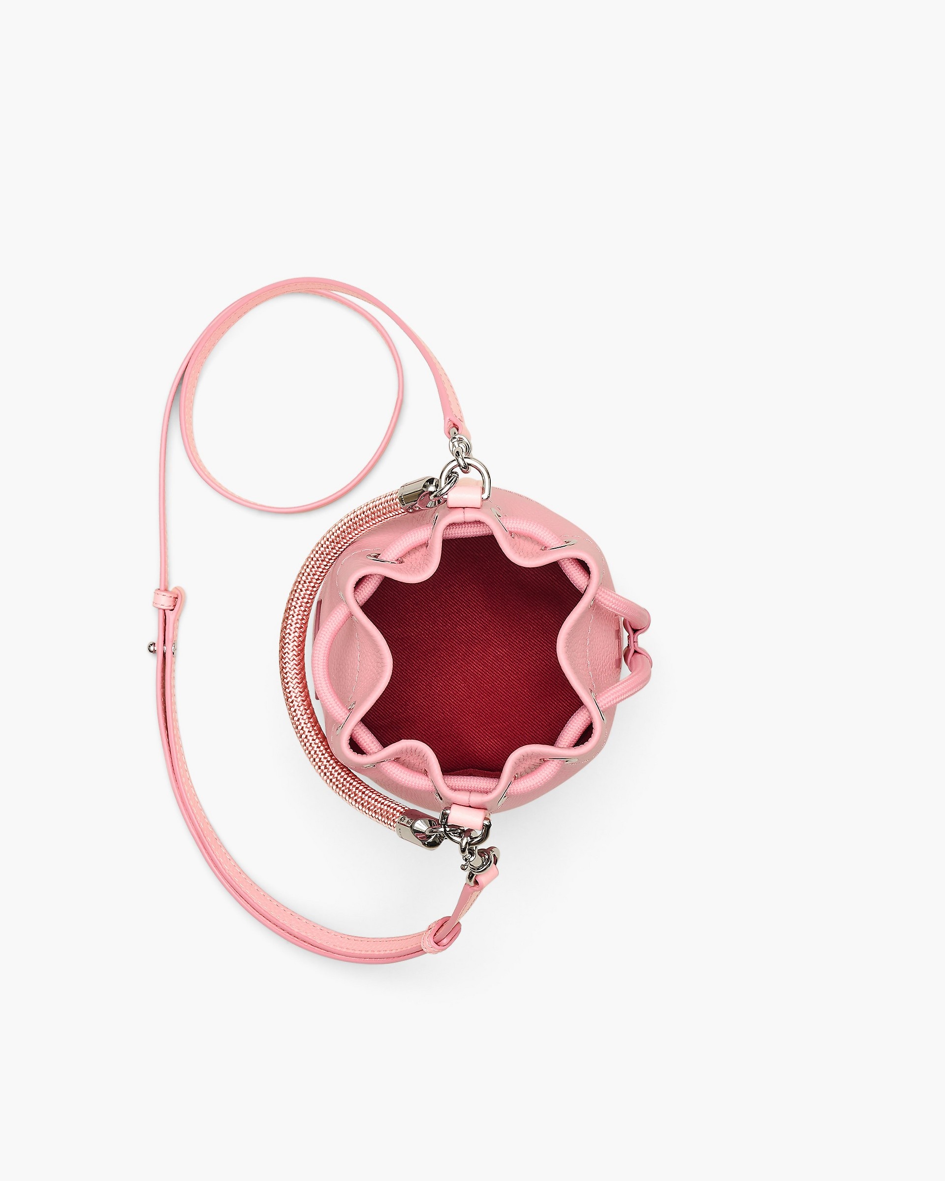 THE LEATHER MINI BUCKET BAG - 7
