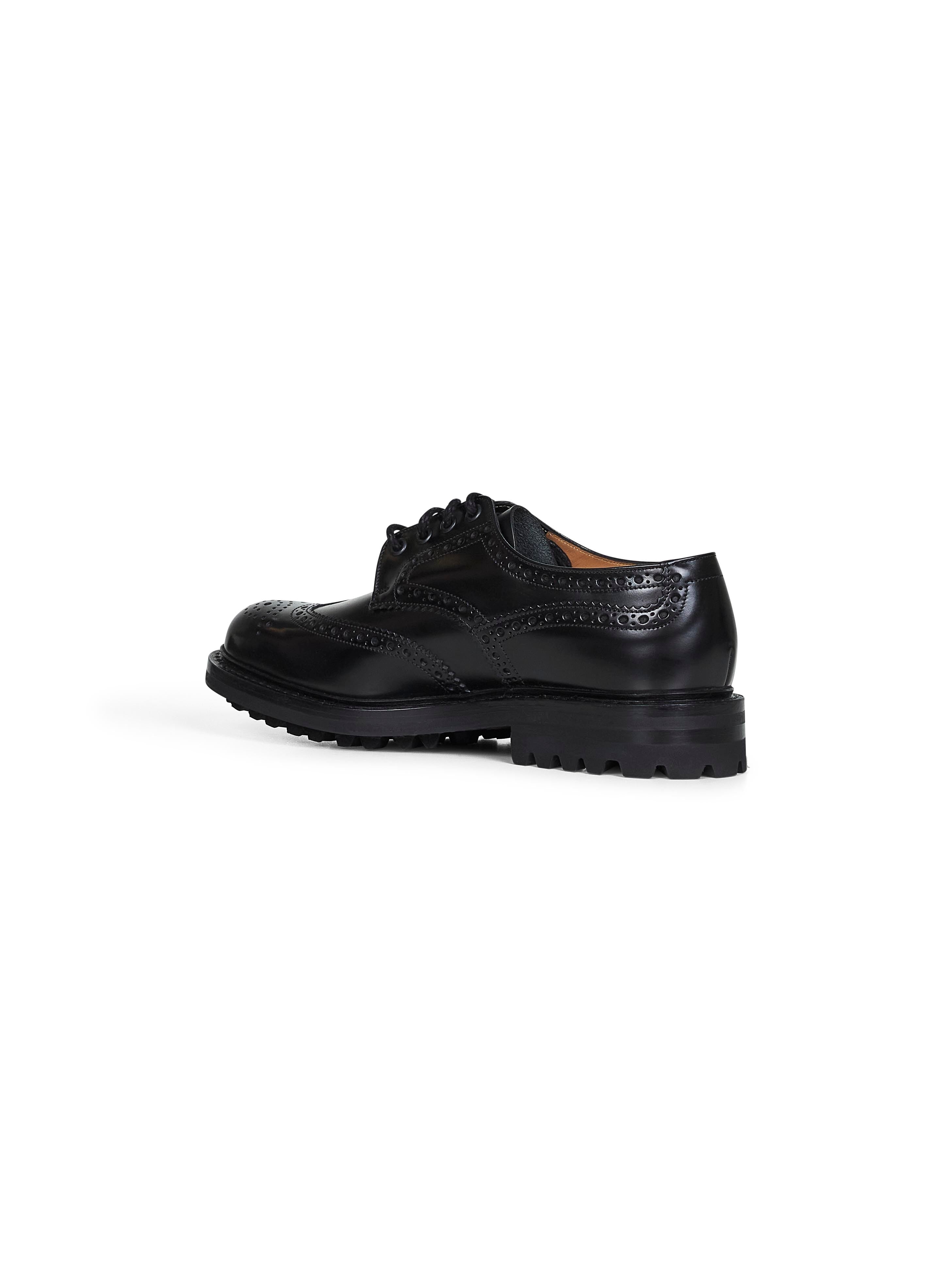 Black leather Mc Pherson LW Derby - 3