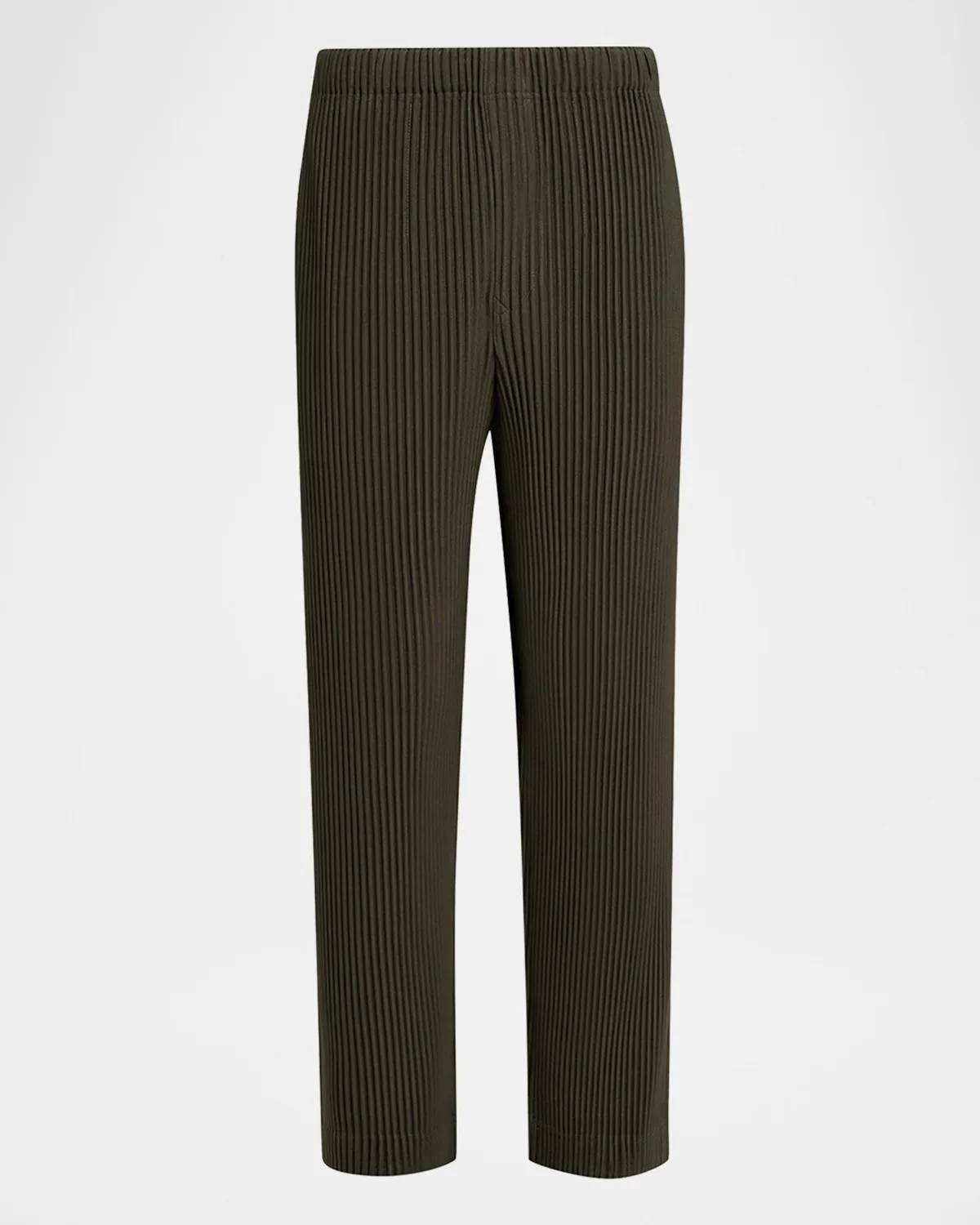 Men's Pleated Straight Leg Pull-On Pants - 1
