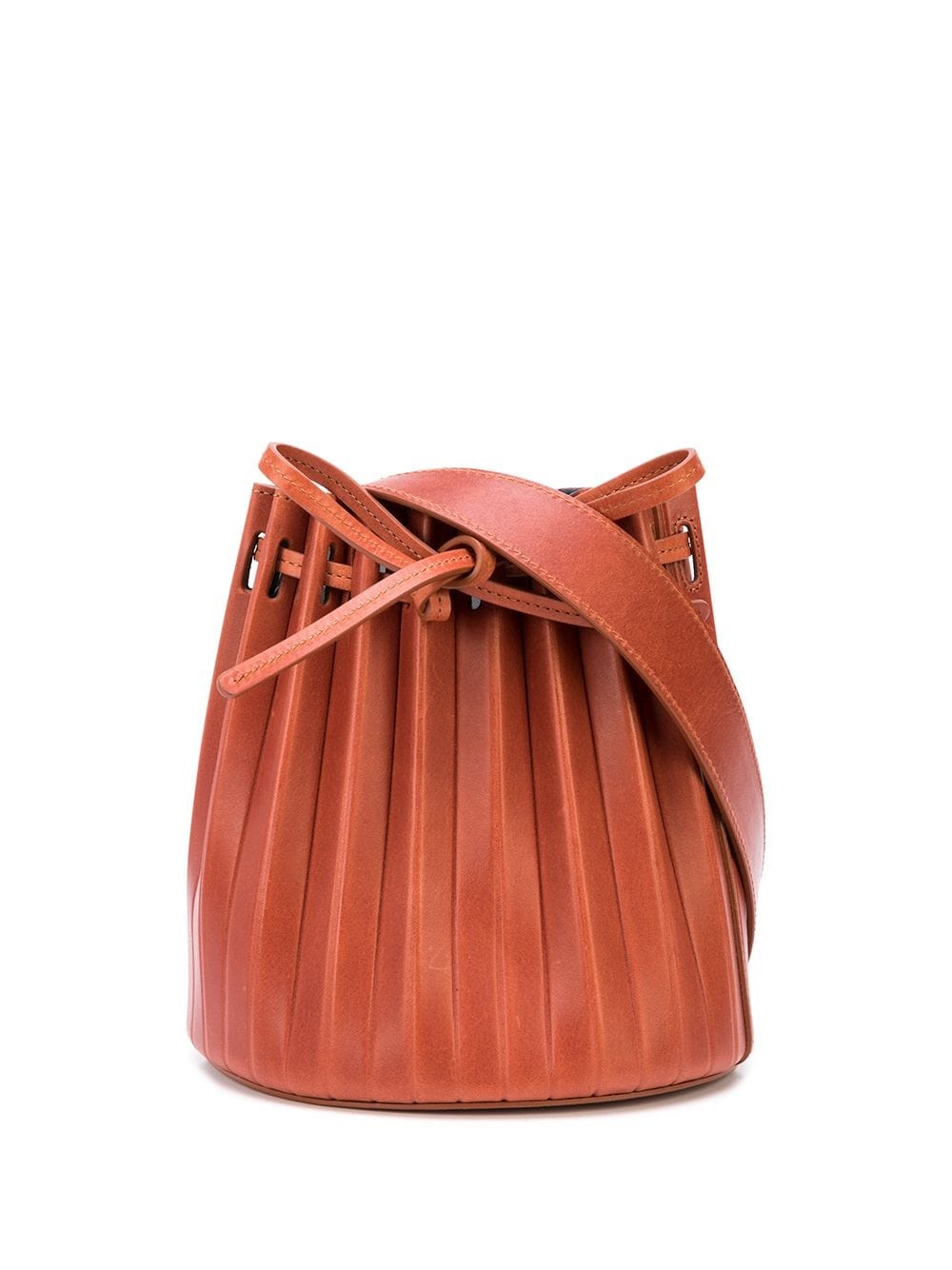 pleated bucket bag - 1