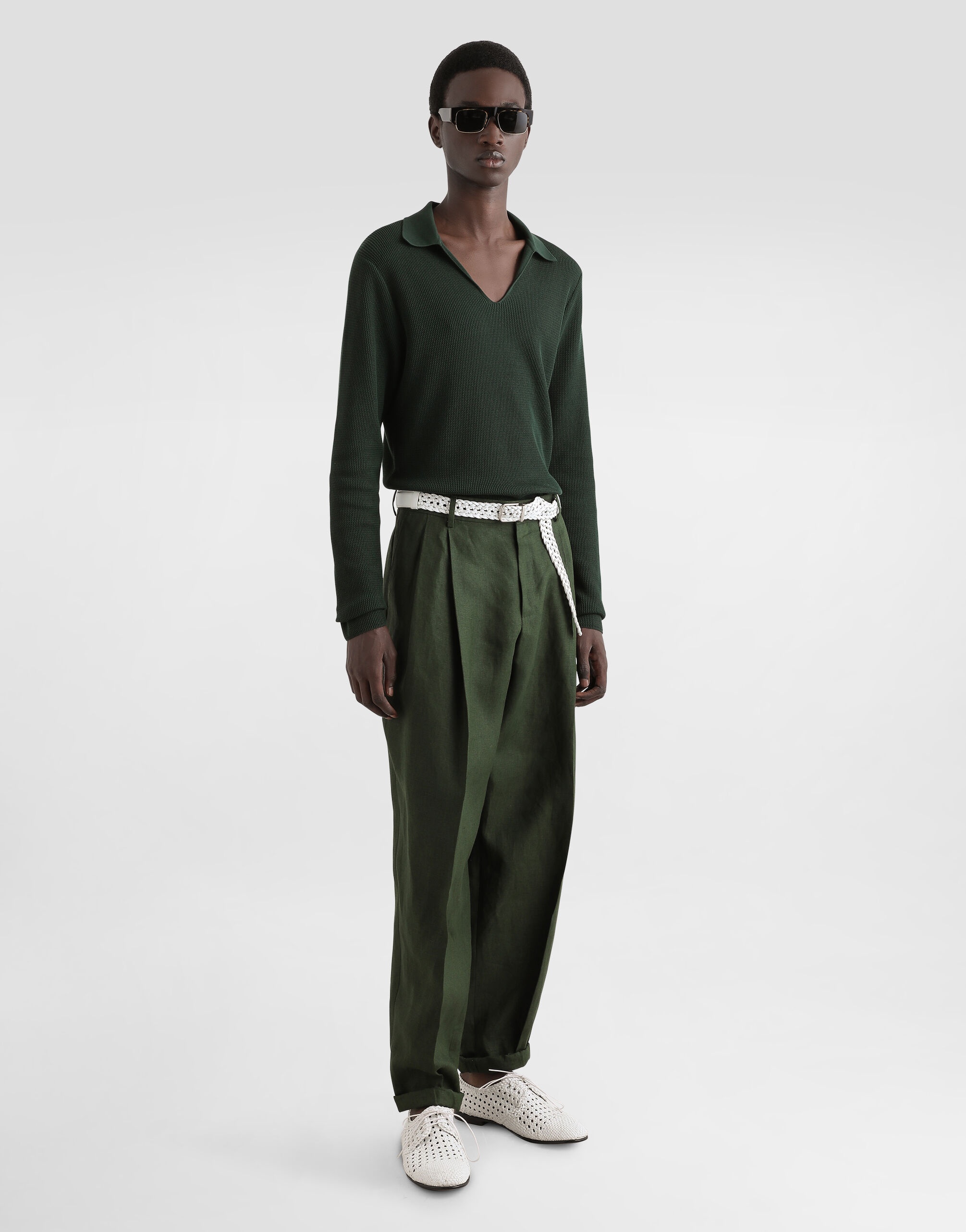 Linen fabric pants - 2