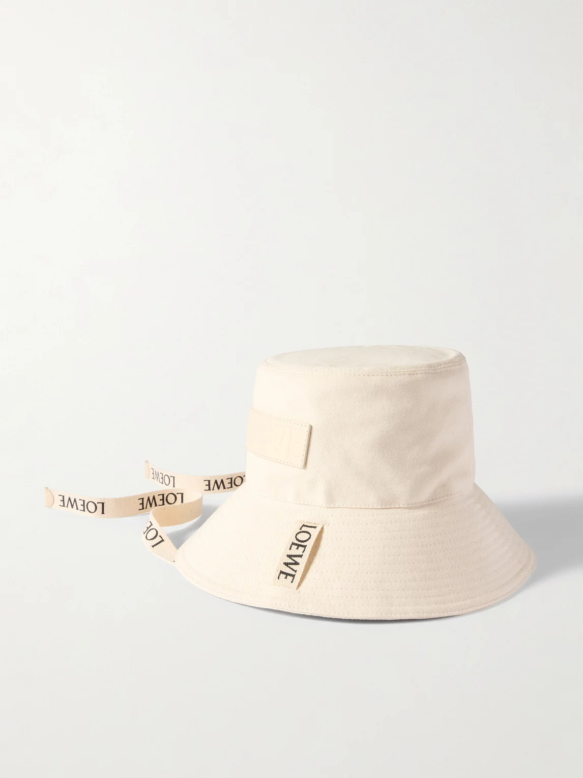 Paula’s Ibiza Logo-Appliquèd Cotton-Canvas Bucket Hat - 1