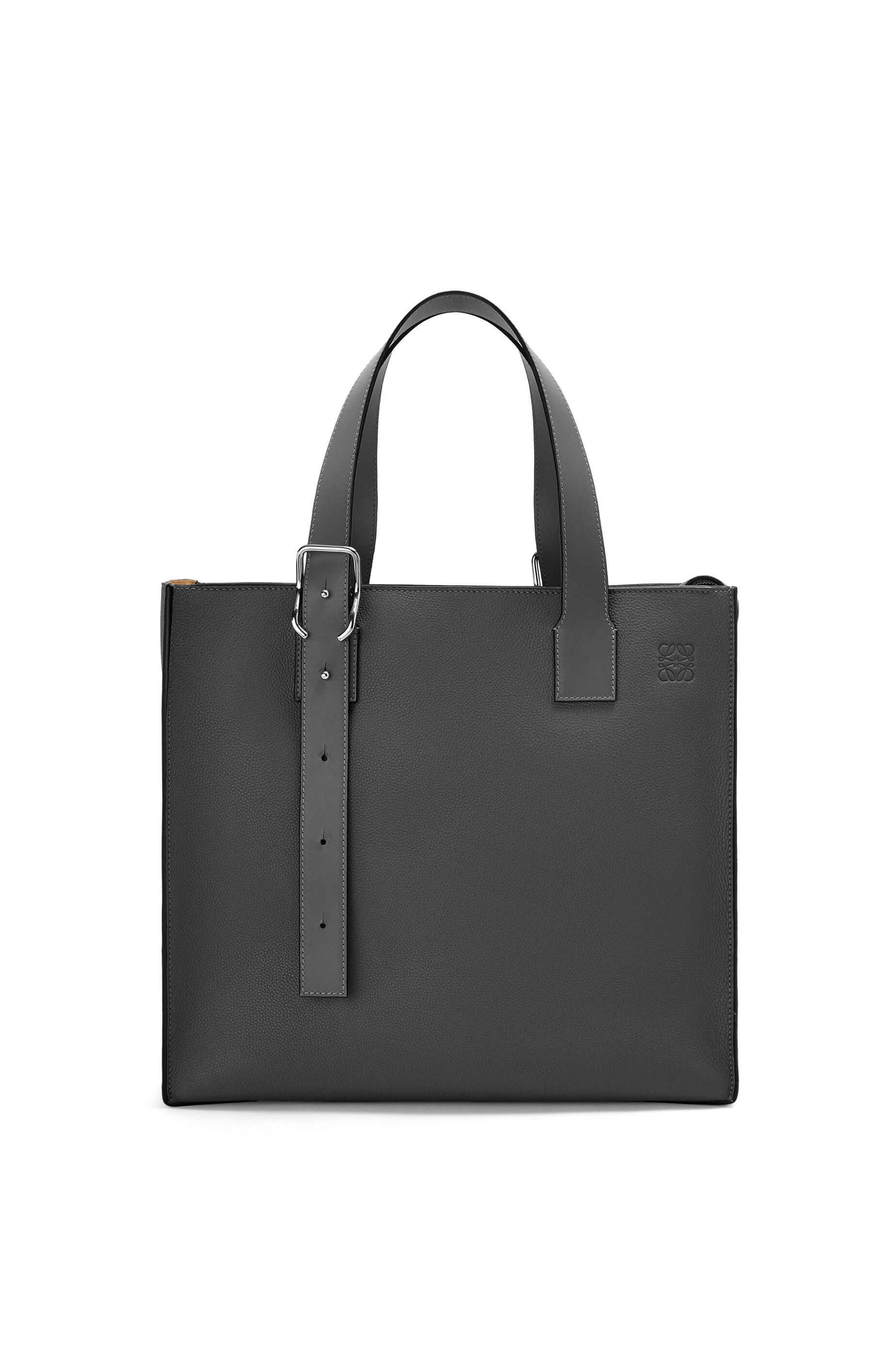 Buckle Zip Tote in soft grained calfskin - 1