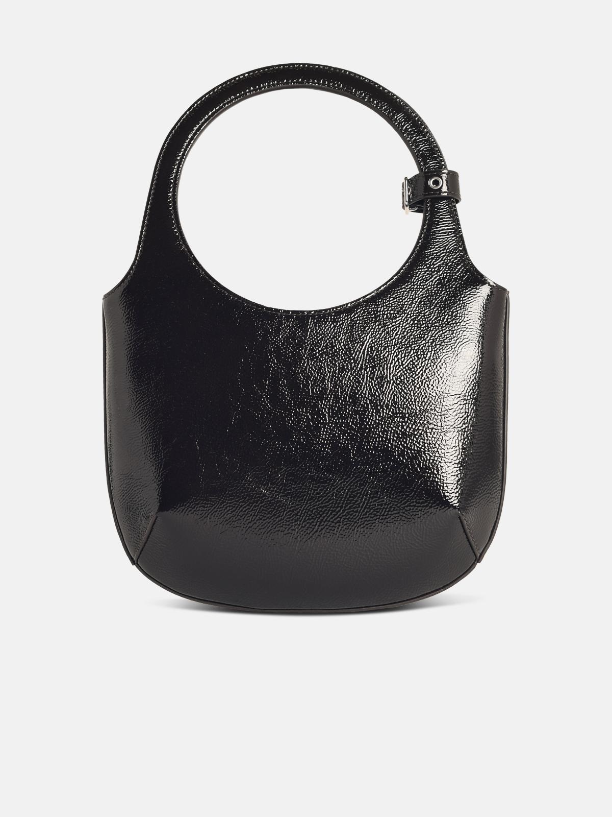 'HOLY NAPLACK' BLACK LEATHER BAG - 3