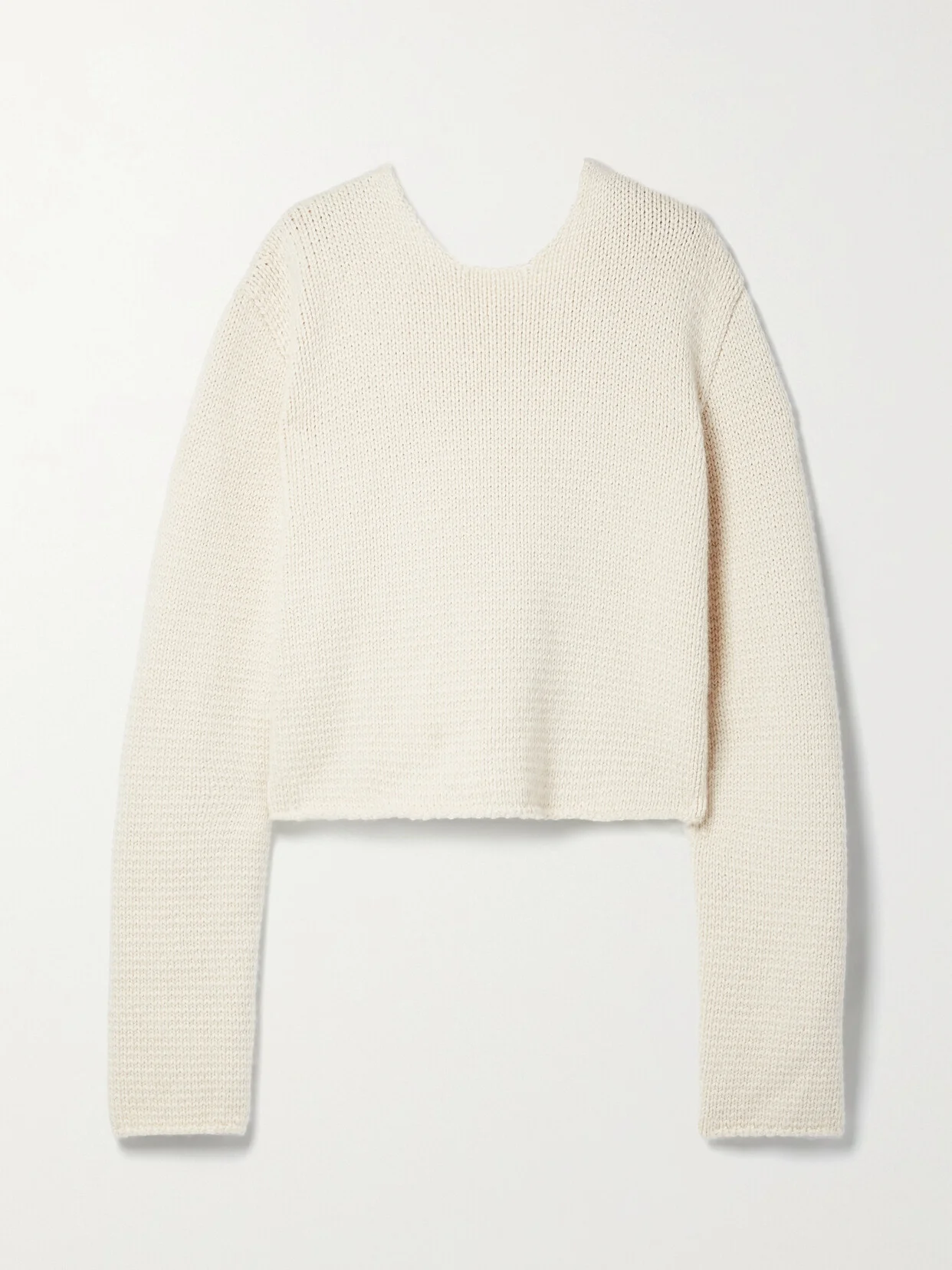 Iri Cropped Cashmere Sweater - 1