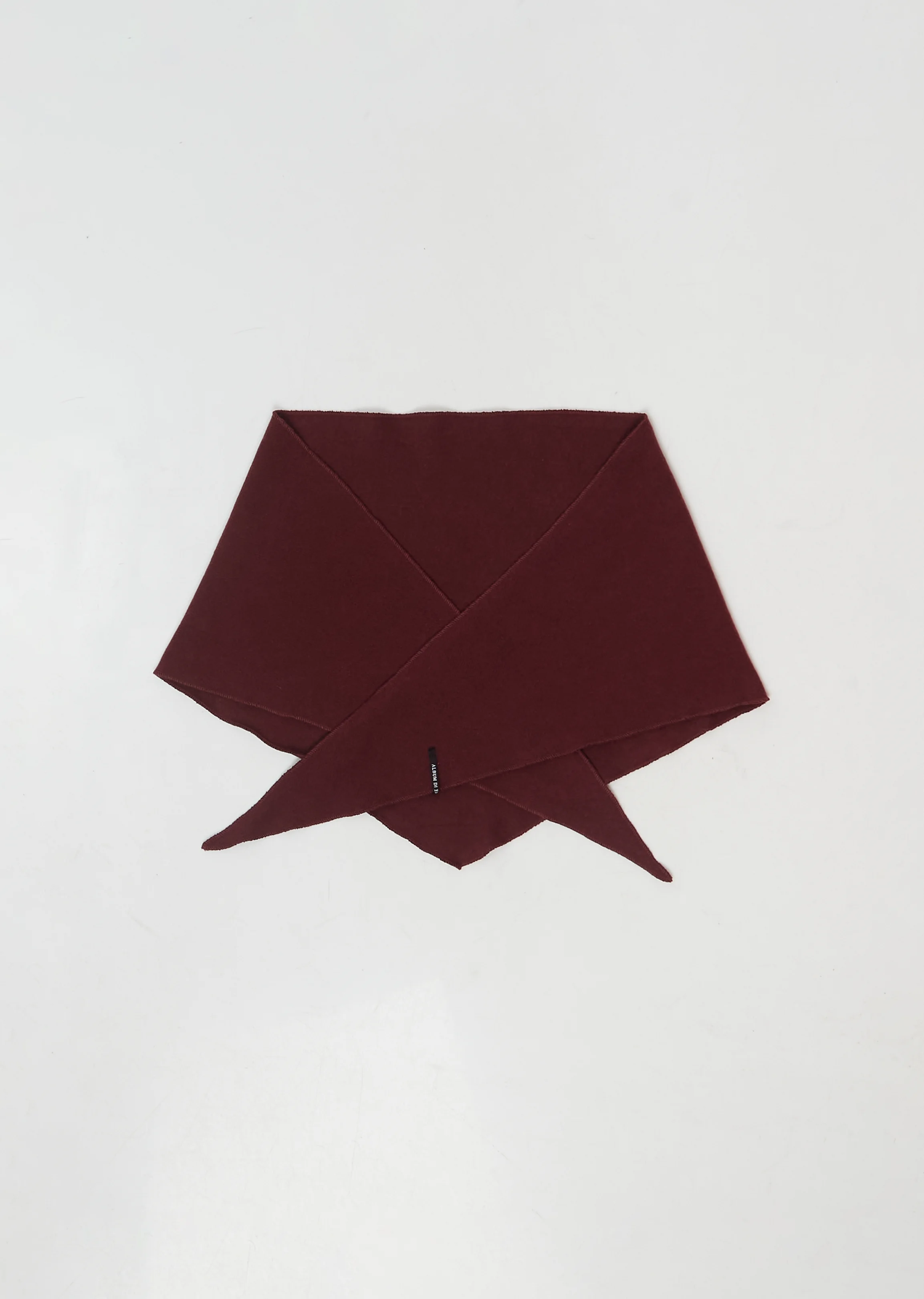 Heavy Jersey Scout Scarf — Wine - 1