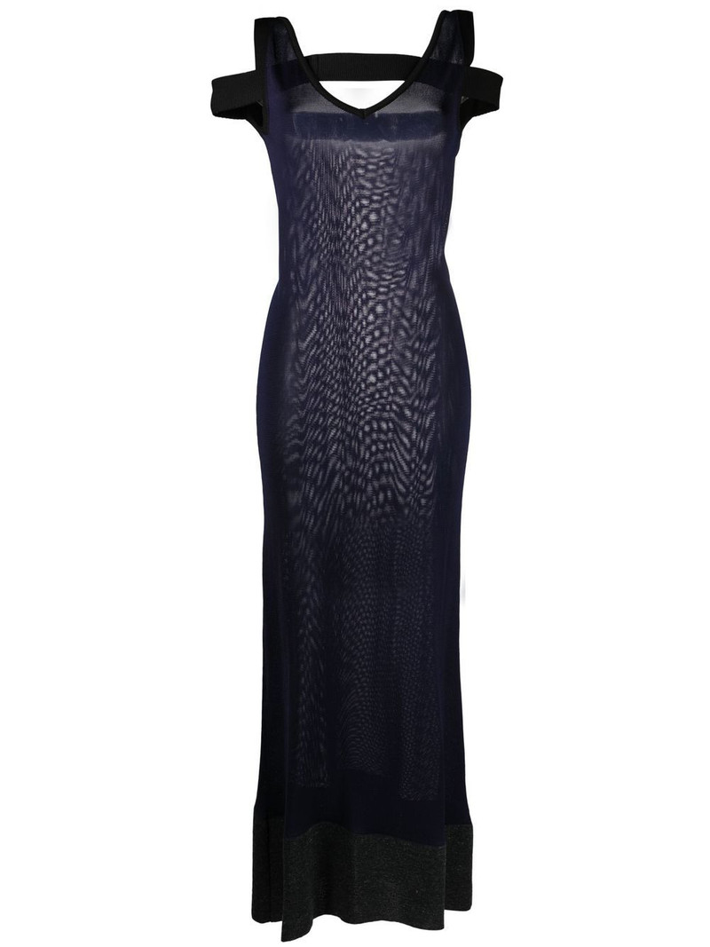 semi-sheer maxi dress 1