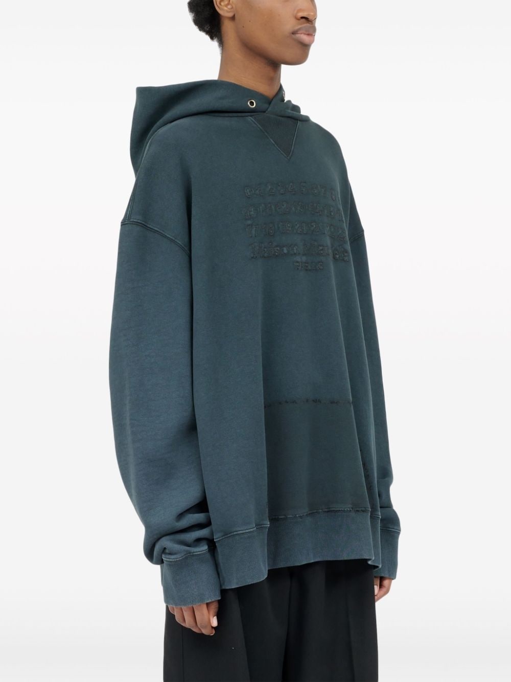Reverse cotton hoodie - 3