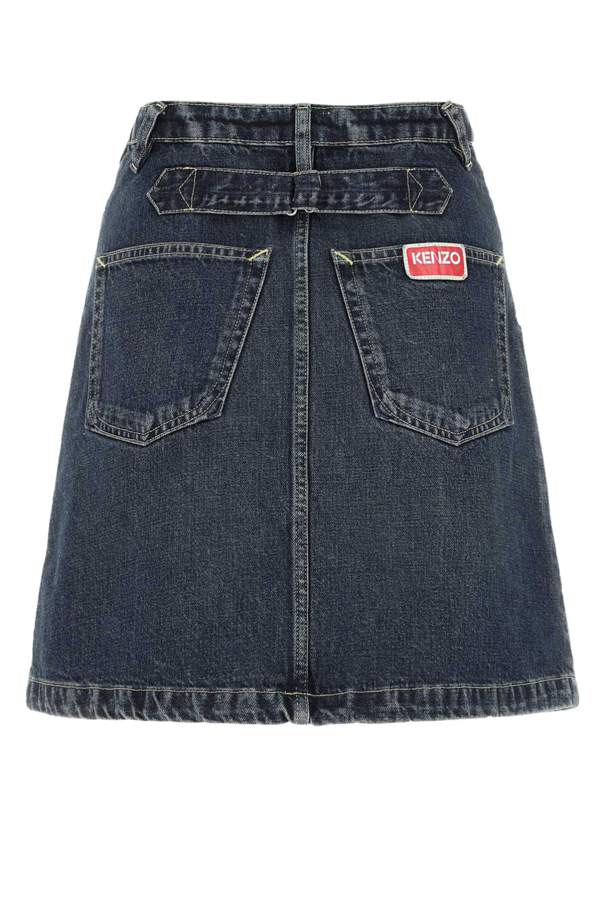 Kenzo Women Denim Mini Skirt - 2