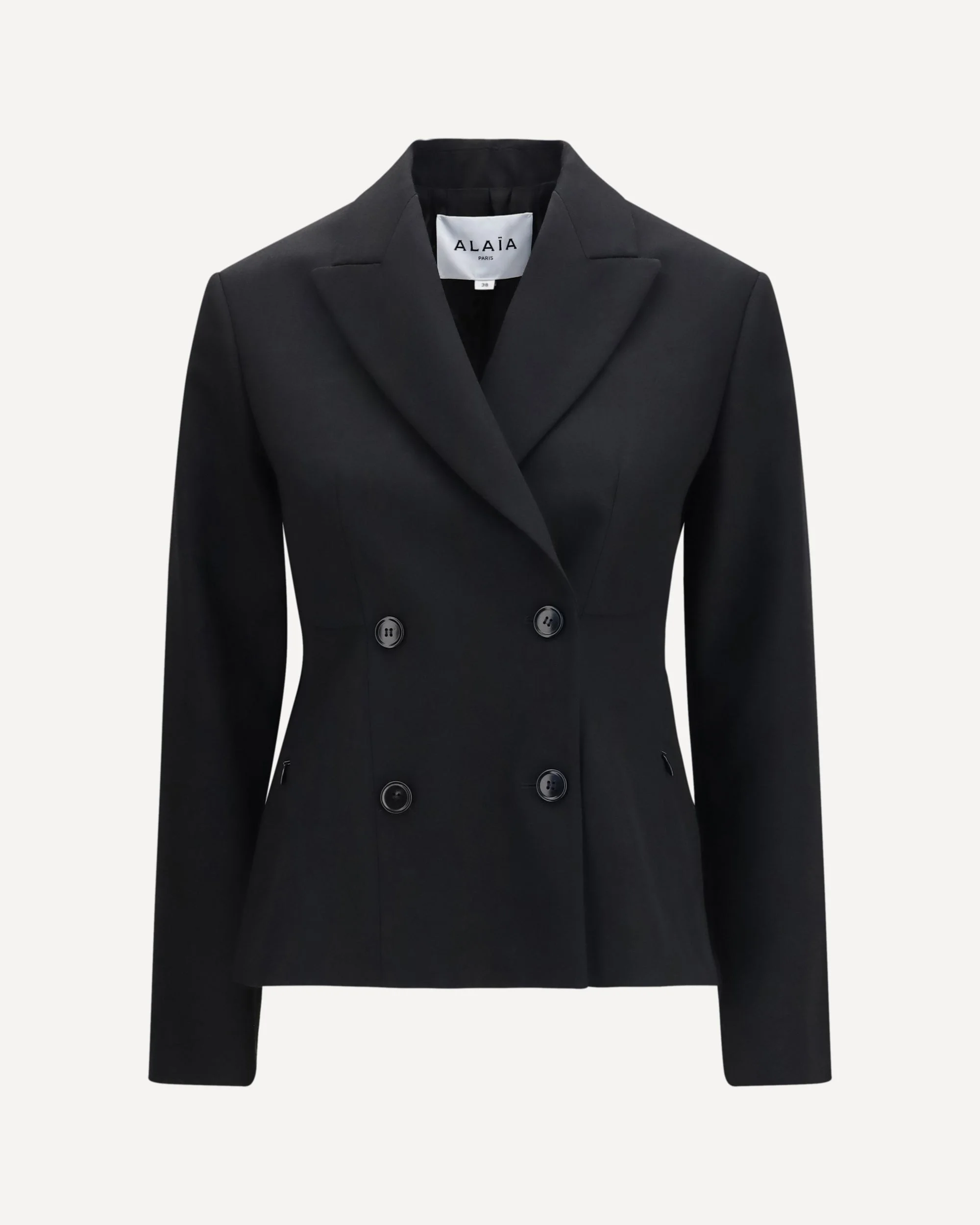 Lightweight wool double-breasted Jacket - 1