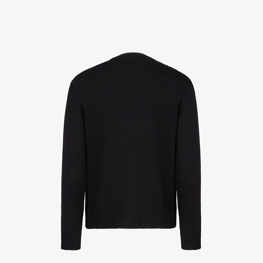 Black wool sweater - 2