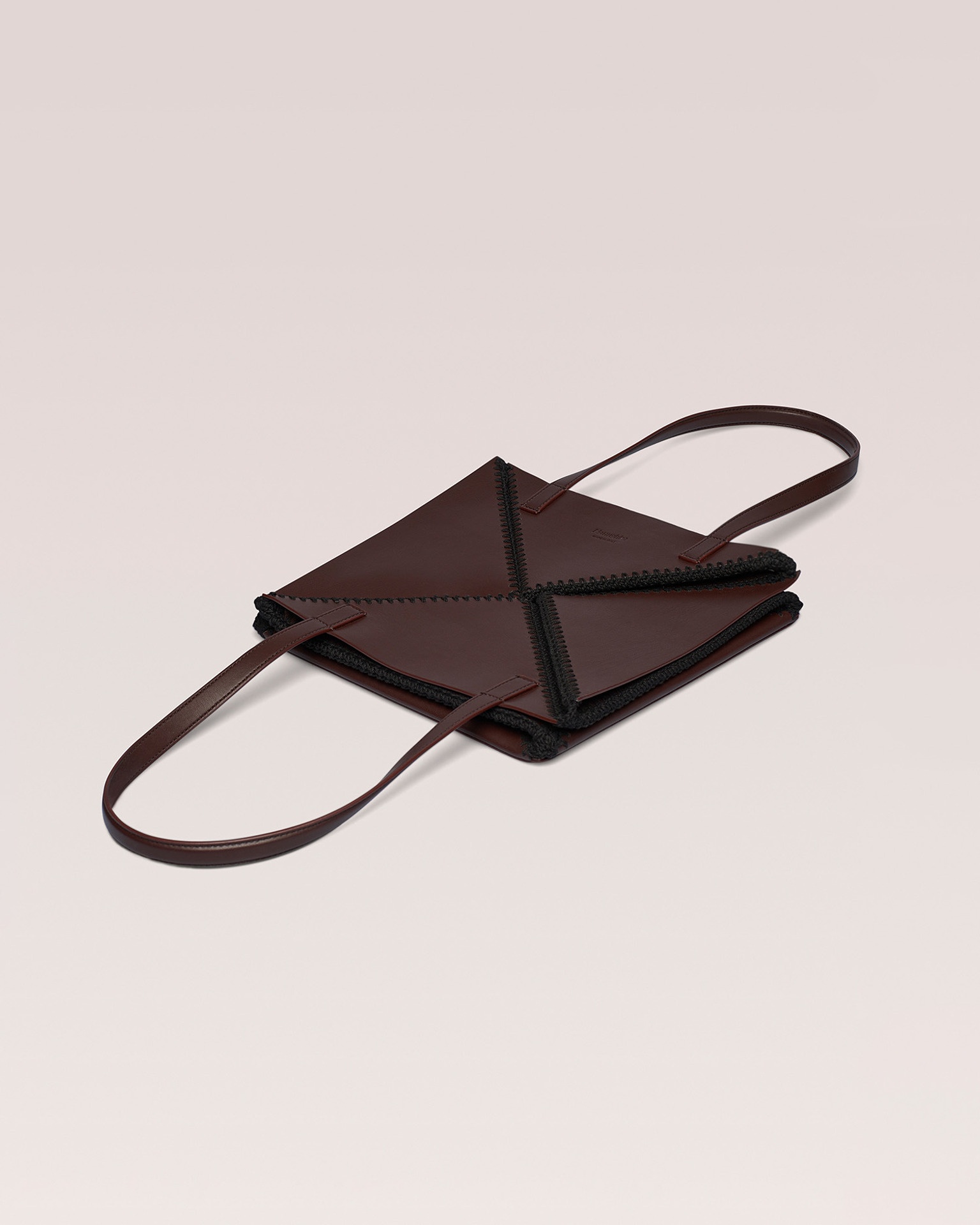 THE ORIGAMI TOTE - Tote bag - Dark brown/Black - 2