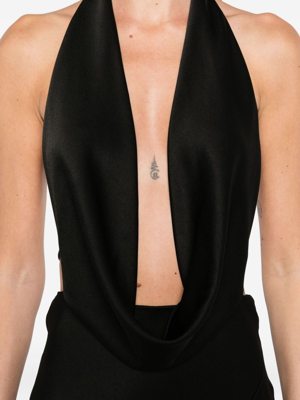 cowl-neck maxi dress - 5