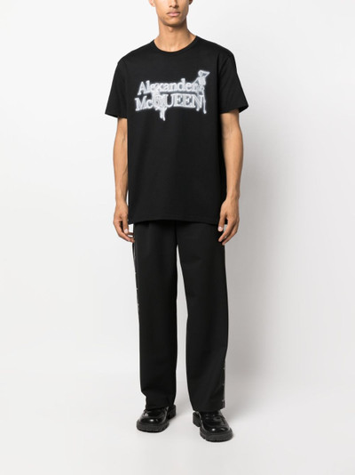 Alexander McQueen logo-print cotton T-Shirt outlook