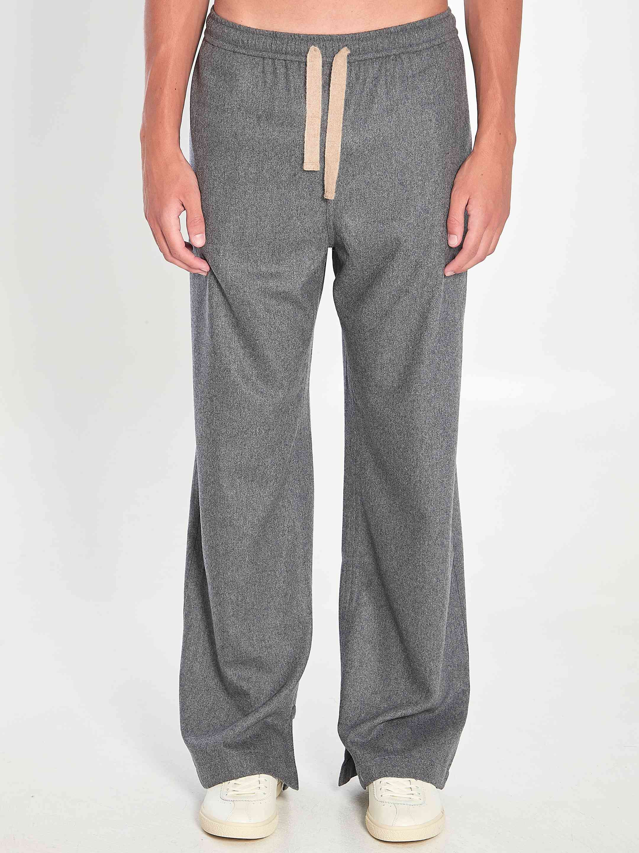 Celine Men Drawstring Cashmere Pants - 1