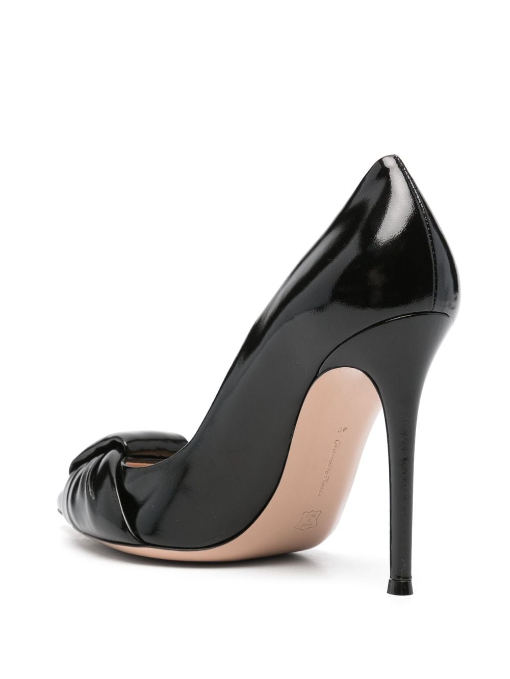 105mm leather pumps - 3