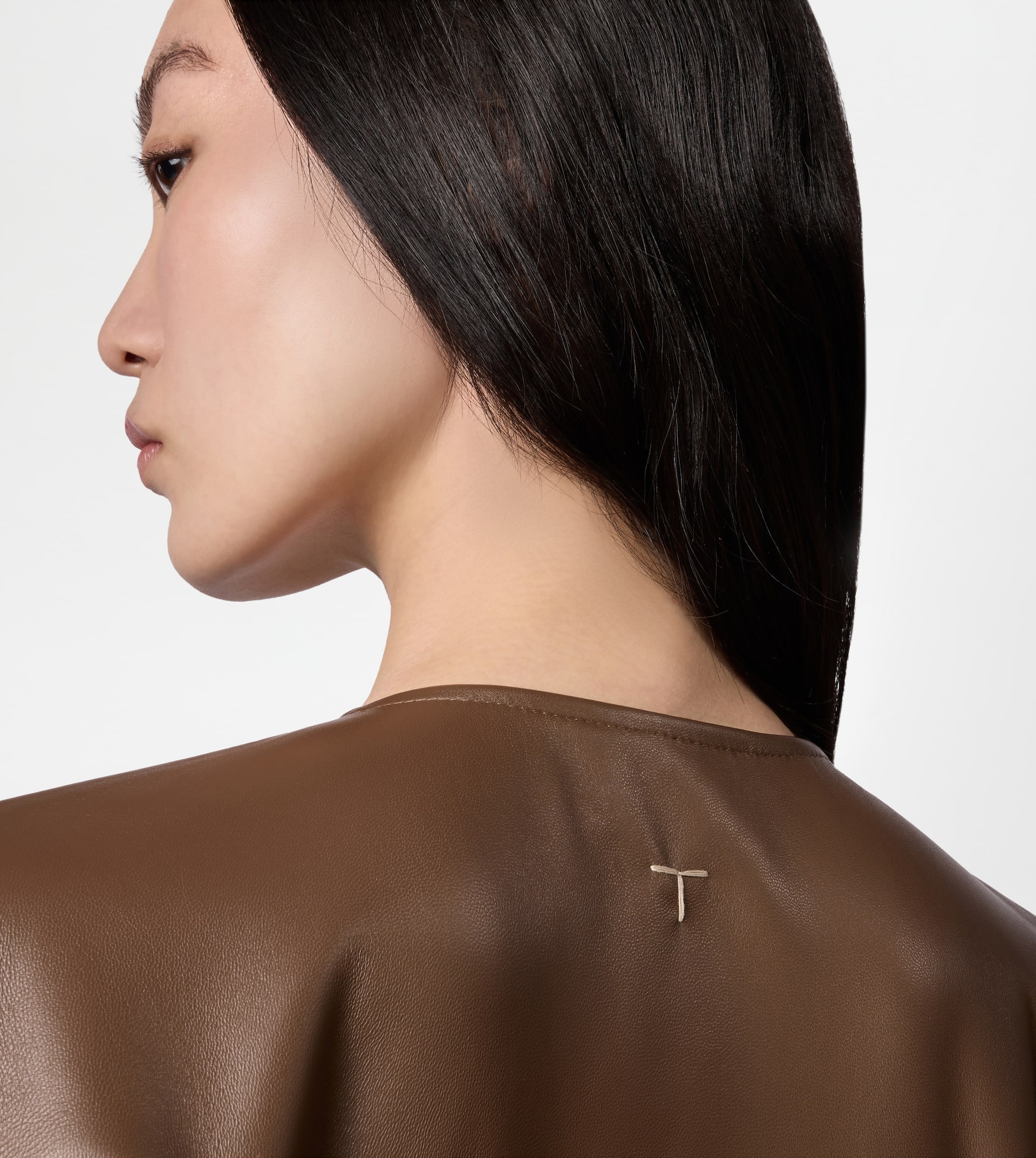 DRESS IN LEATHER - BROWN - 6